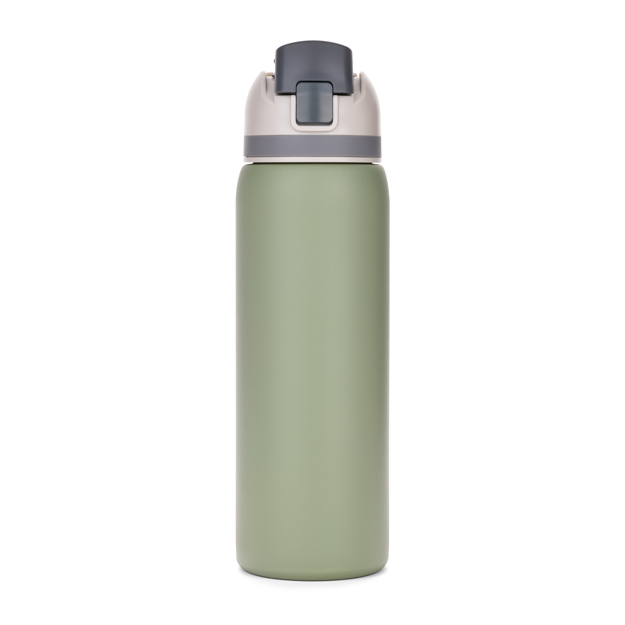 Picture of 27 Oz. Three-Toned Stainless Steel Straw Bottle
