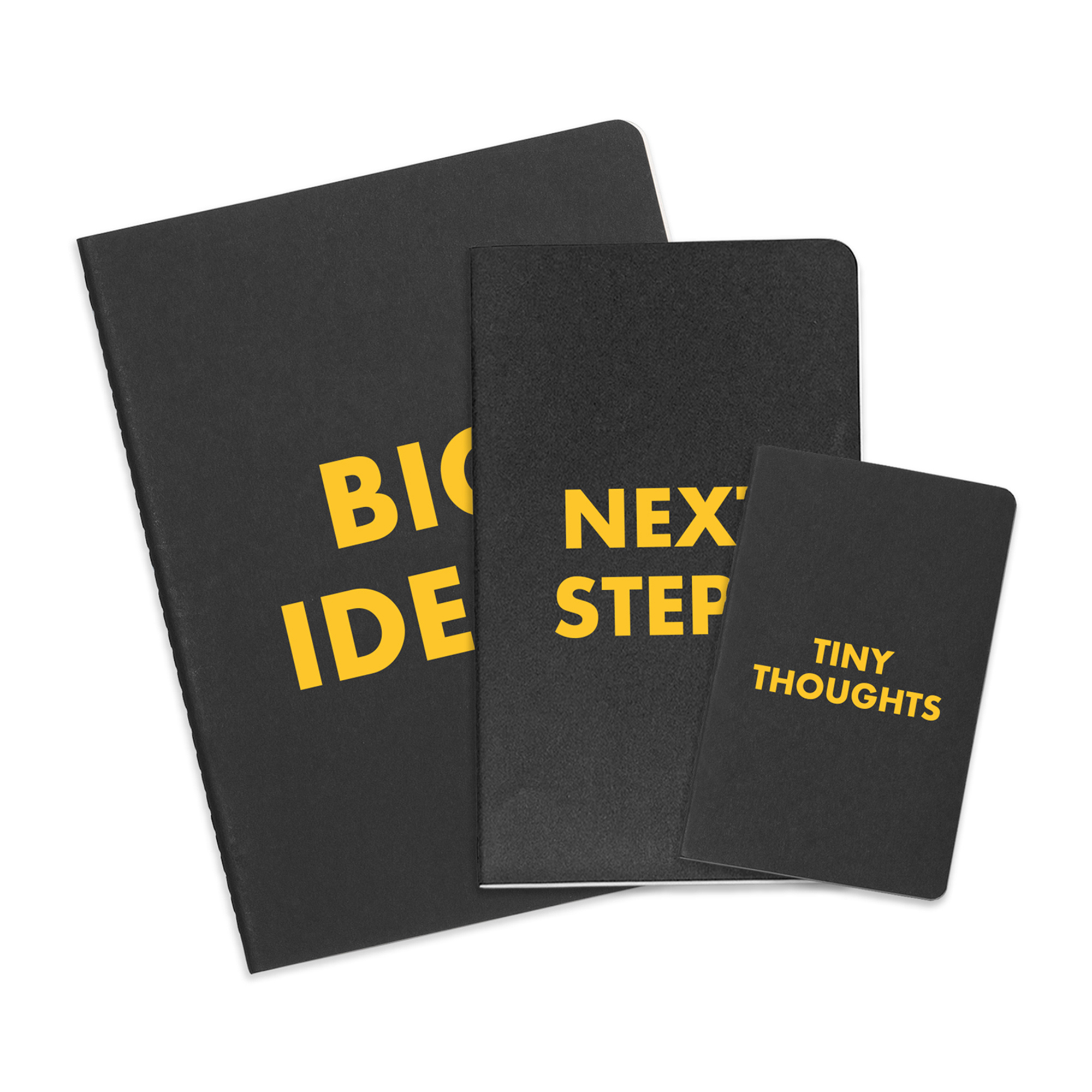 Picture of Moleskine Assorted Cahier and GO Pen Gift Set - Black