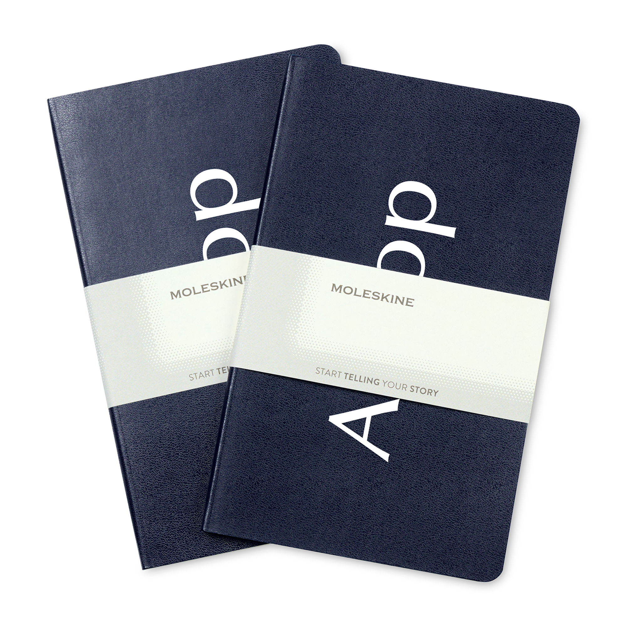 Picture of Moleskine Large Volant and GO Pen Gift Set - Navy Blue