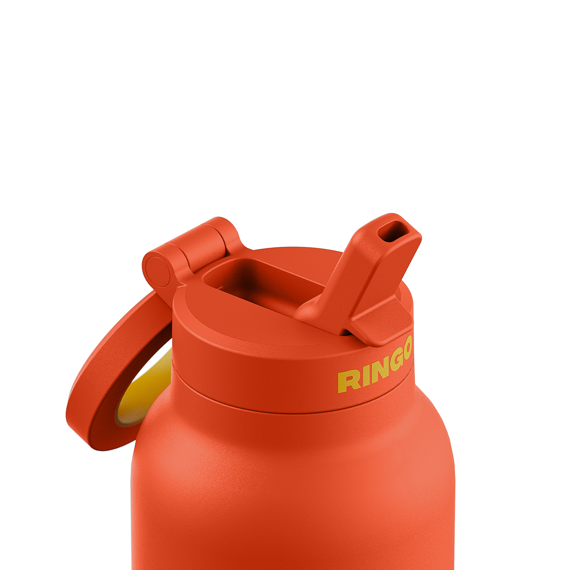 Picture of RINGO Pro Water Bottle with Magnetic Booster Ring - 32 Oz. - Orange