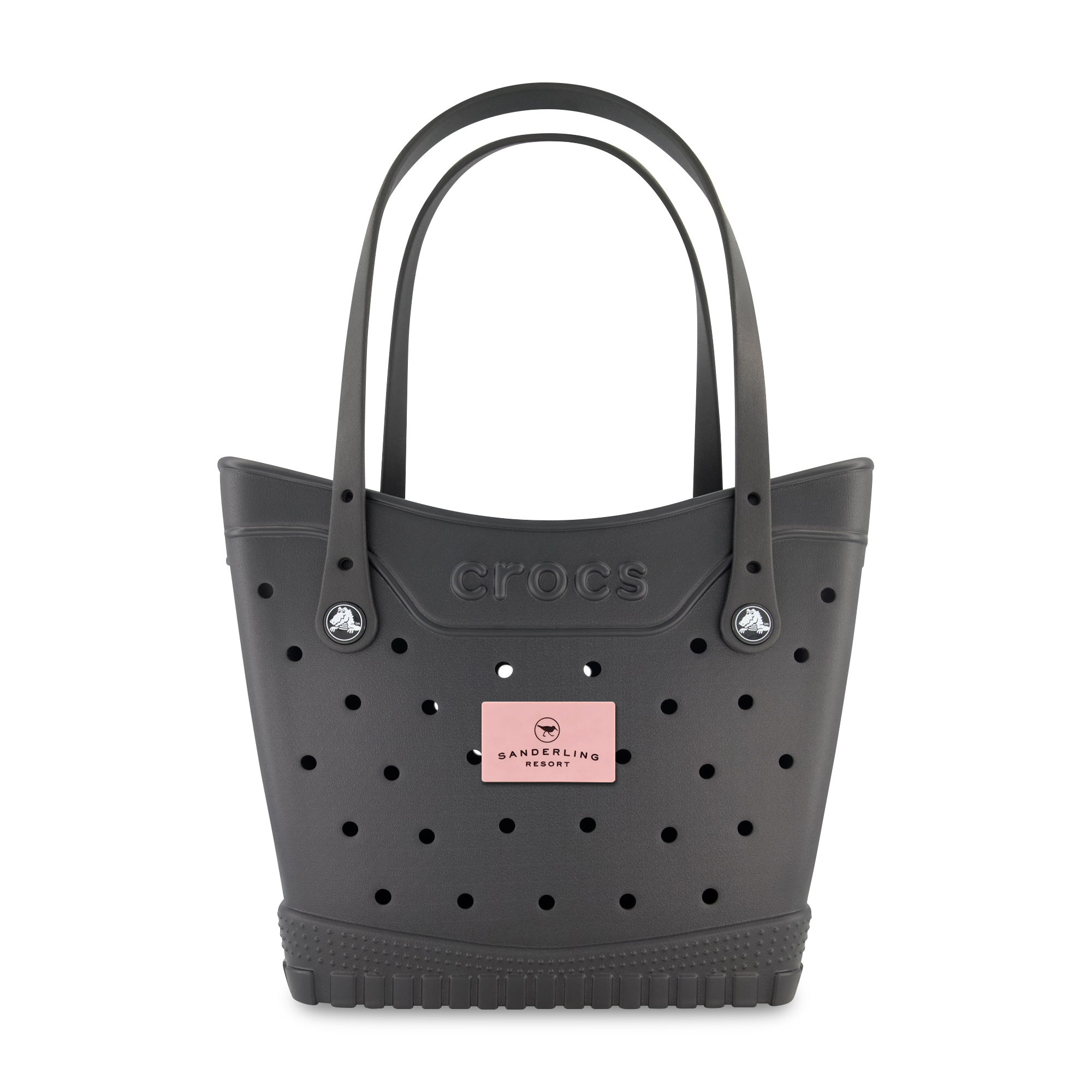 Picture of Crocs Classic Medium Tote - Black - Powder Pink