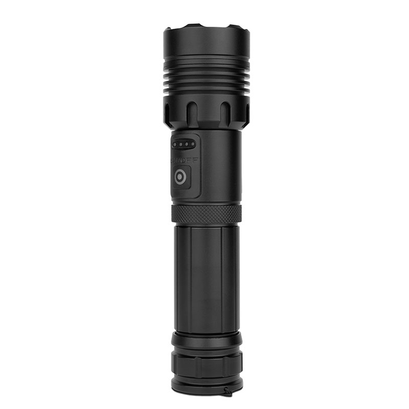 Picture of 1200LM Metal Flashlight w/2000mAh Rechargeable Battery