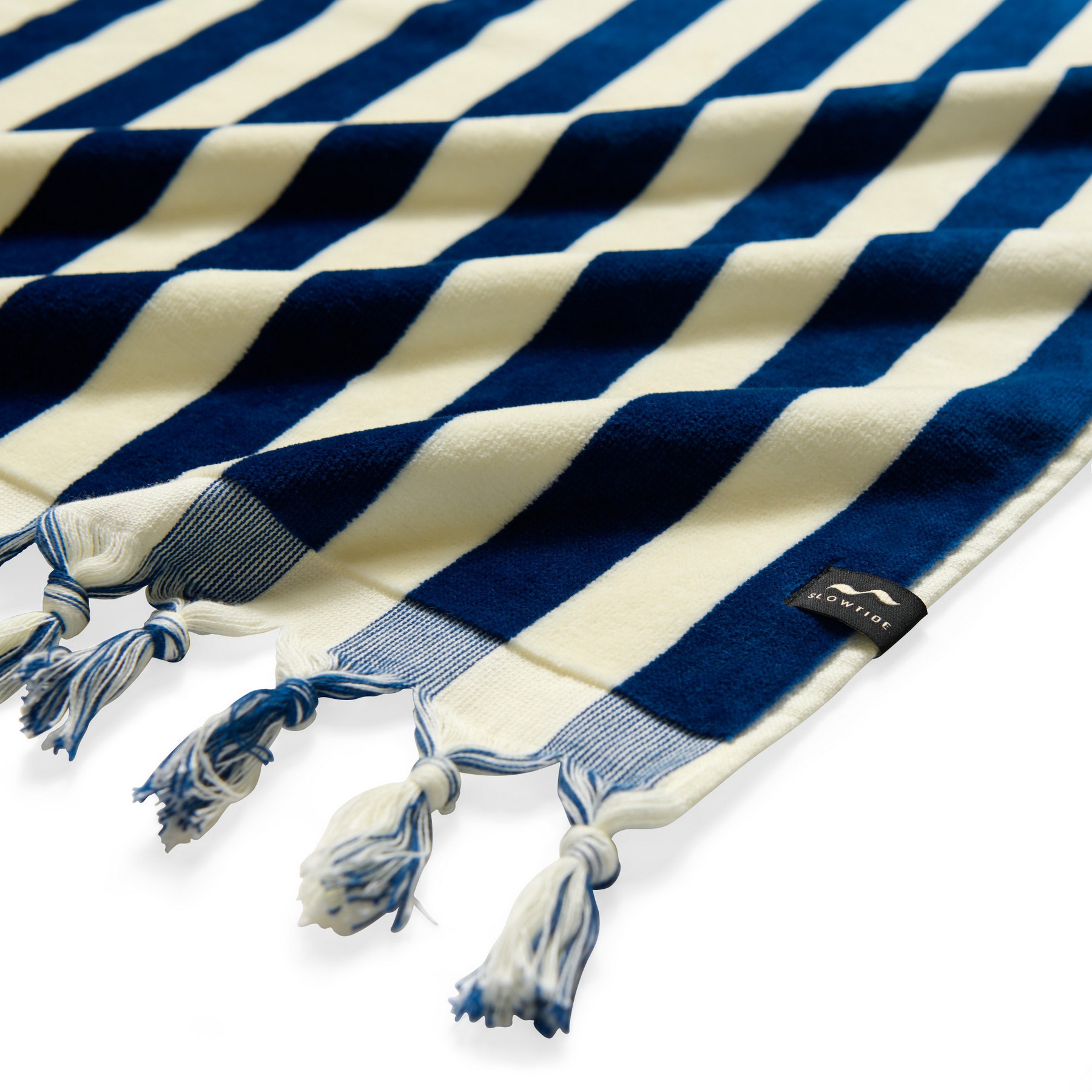 Picture of Slowtide Cabana Fringe Premium Terry Towel - Blue