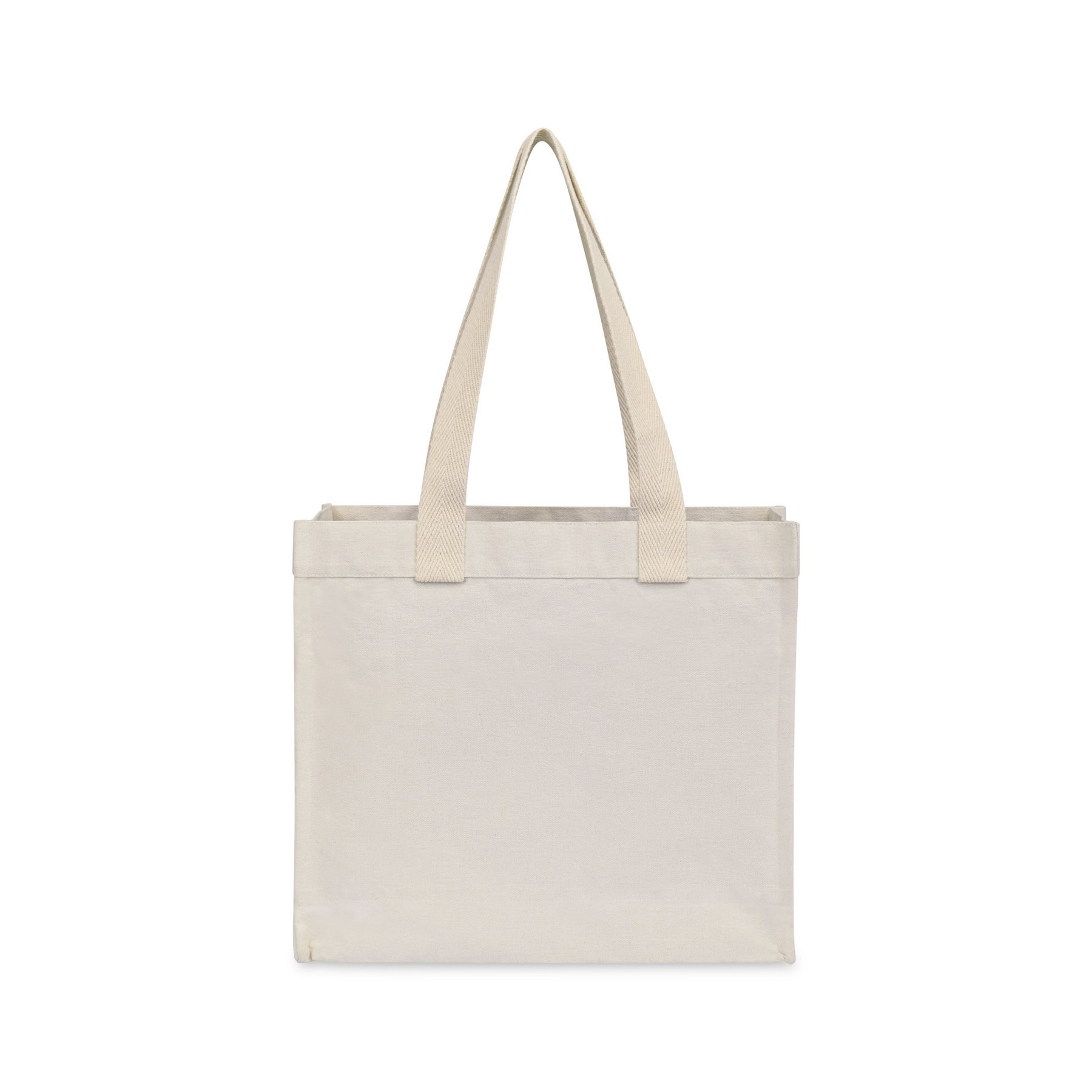 Picture of Recycled Cotton Pocket Tote - AWARE - Natural