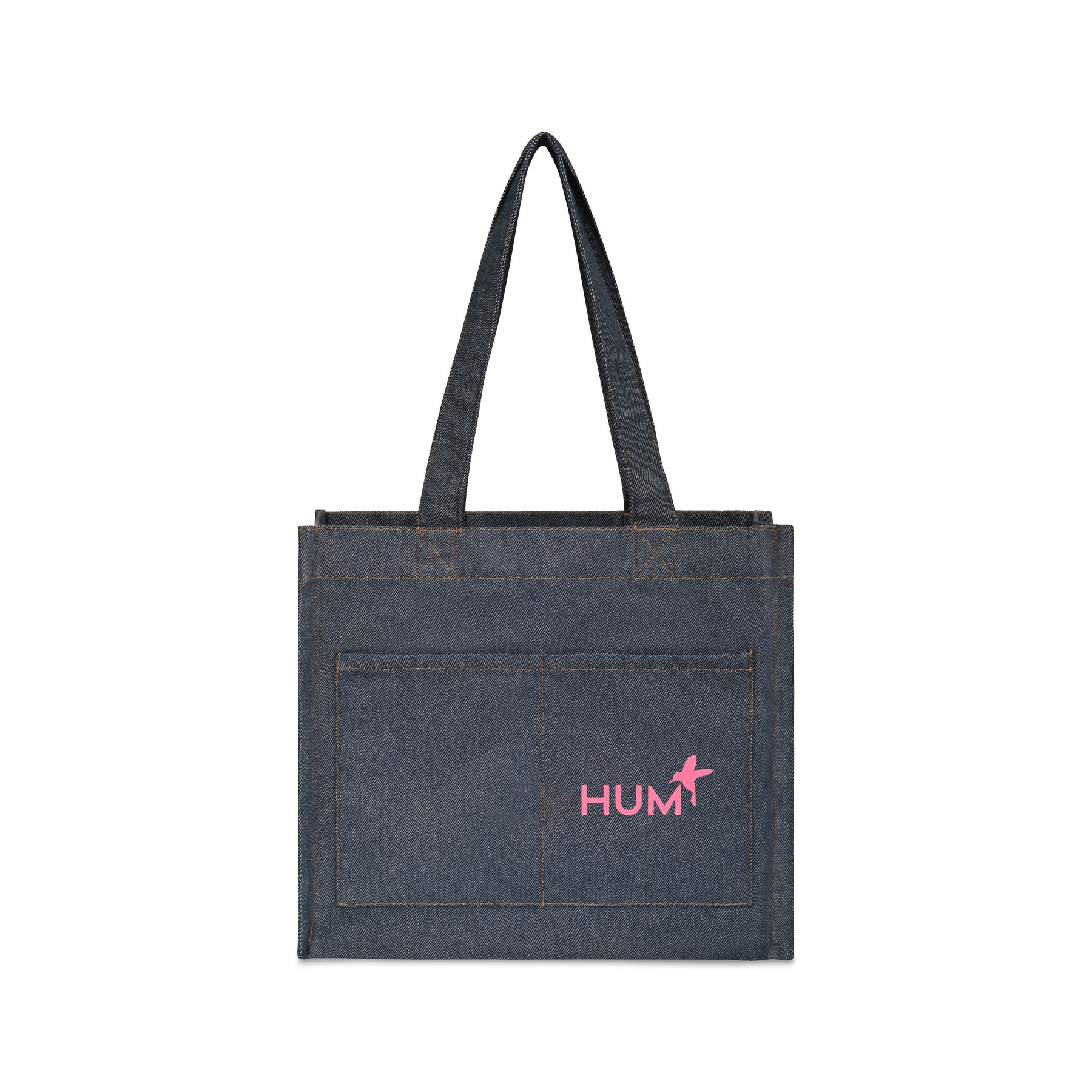 Picture of Recycled Cotton Pocket Tote - AWARE - Indigo Denim