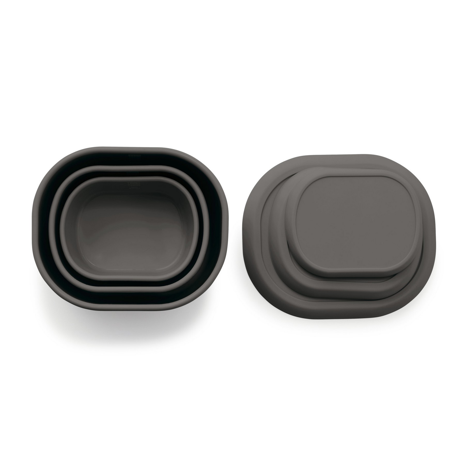Picture of Silicone Storage Container, Set of 3 - Charcoal