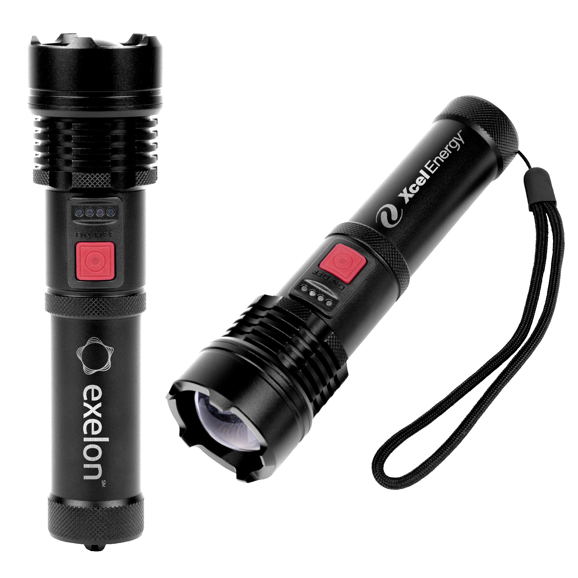 Picture of 800 LM Metal Flashlight w/1500mAh Rechargeable Battery