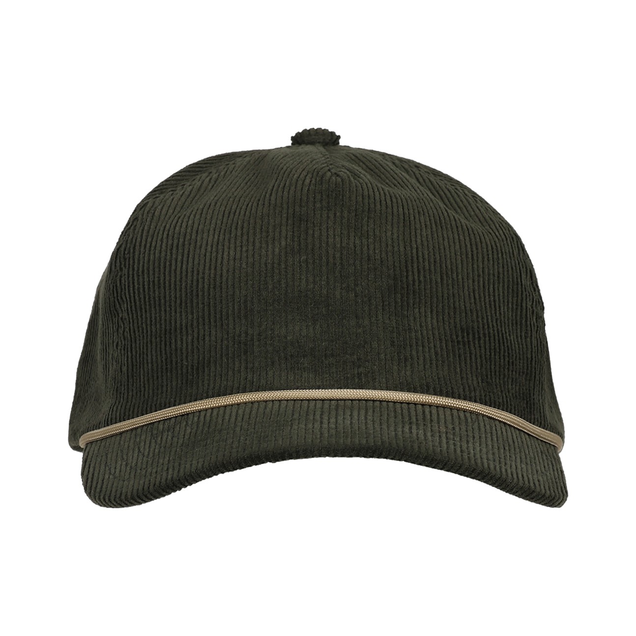 Picture of Ahead Chaser Corduroy Cap - Olive Green-Khaki