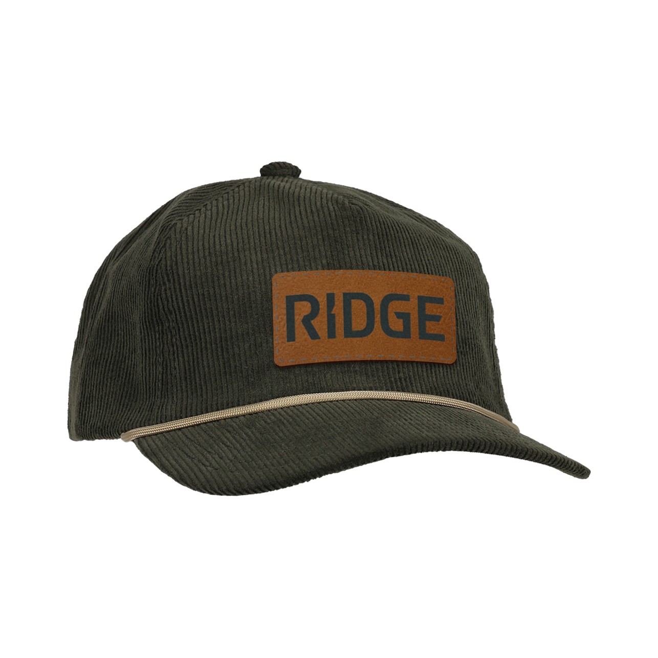 Picture of Ahead Chaser Corduroy Cap - Olive Green-Khaki