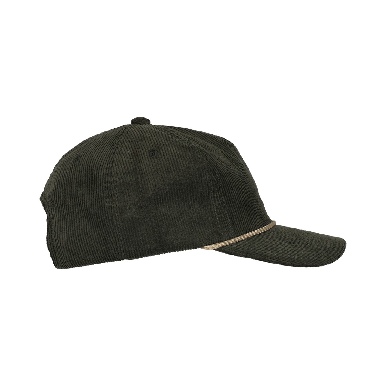 Picture of Ahead Chaser Corduroy Cap - Olive Green-Khaki