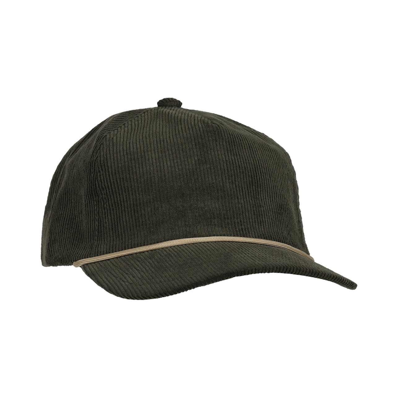 Picture of Ahead Chaser Corduroy Cap - Olive Green-Khaki