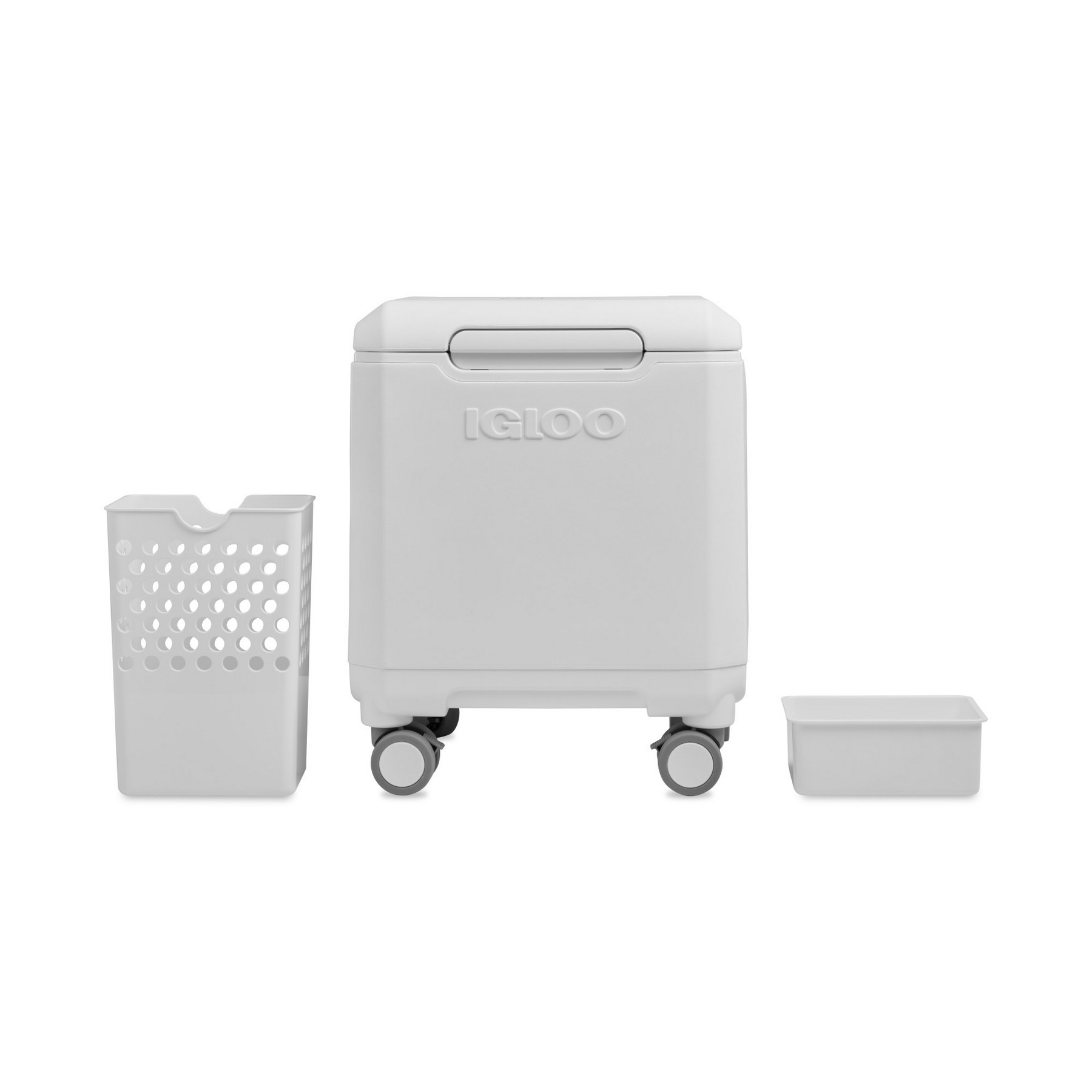 Picture of Igloo Tag Along Spinner Cooler - White