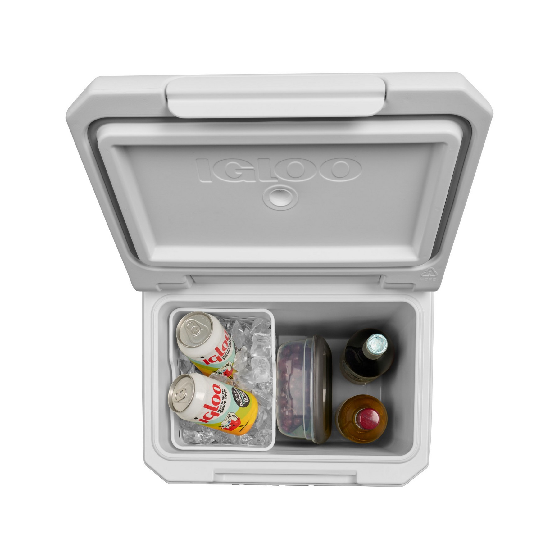 Picture of Igloo Tag Along Spinner Cooler - White