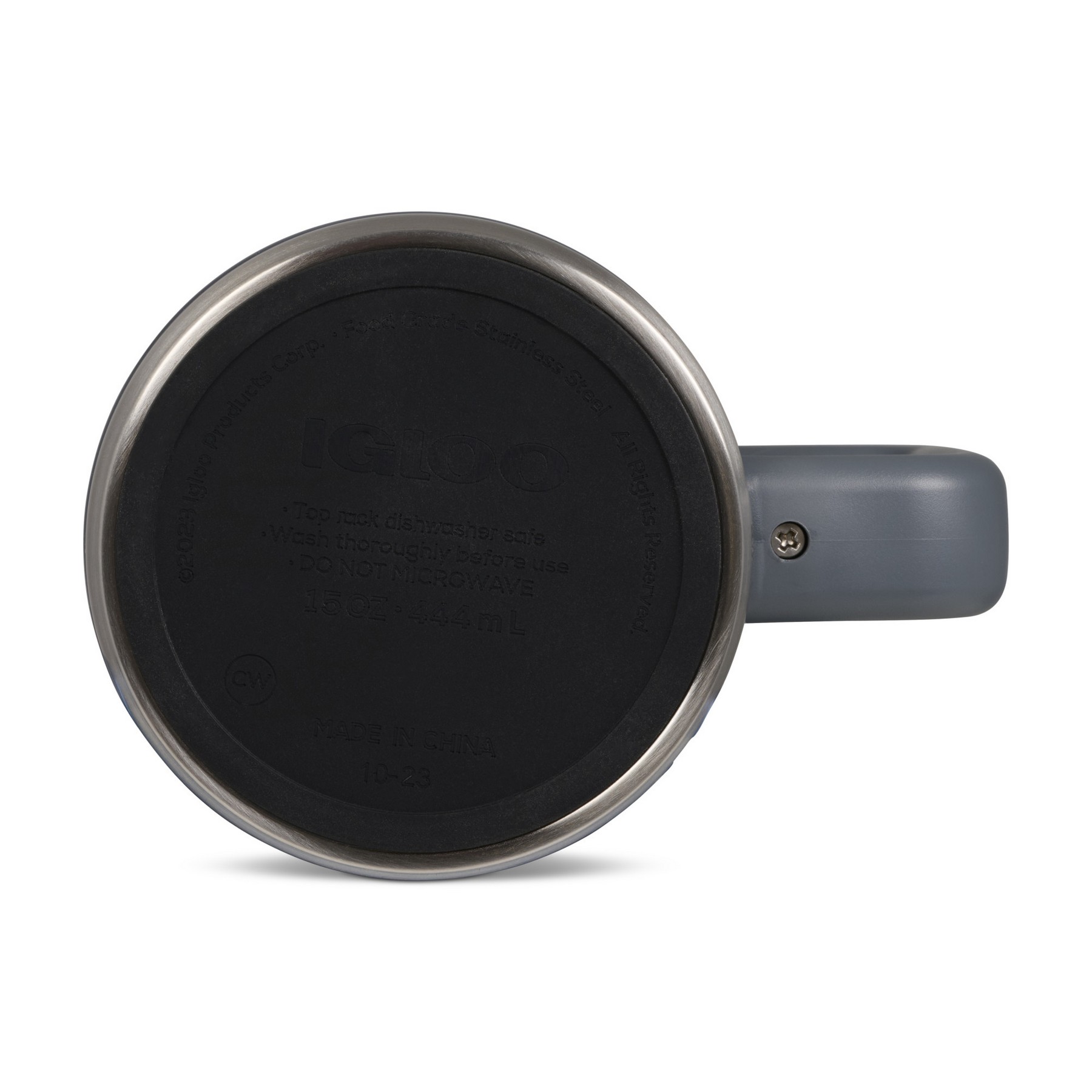 Picture of Igloo Recycled Stainless Steel Mug - 15 Oz. - Carbonite