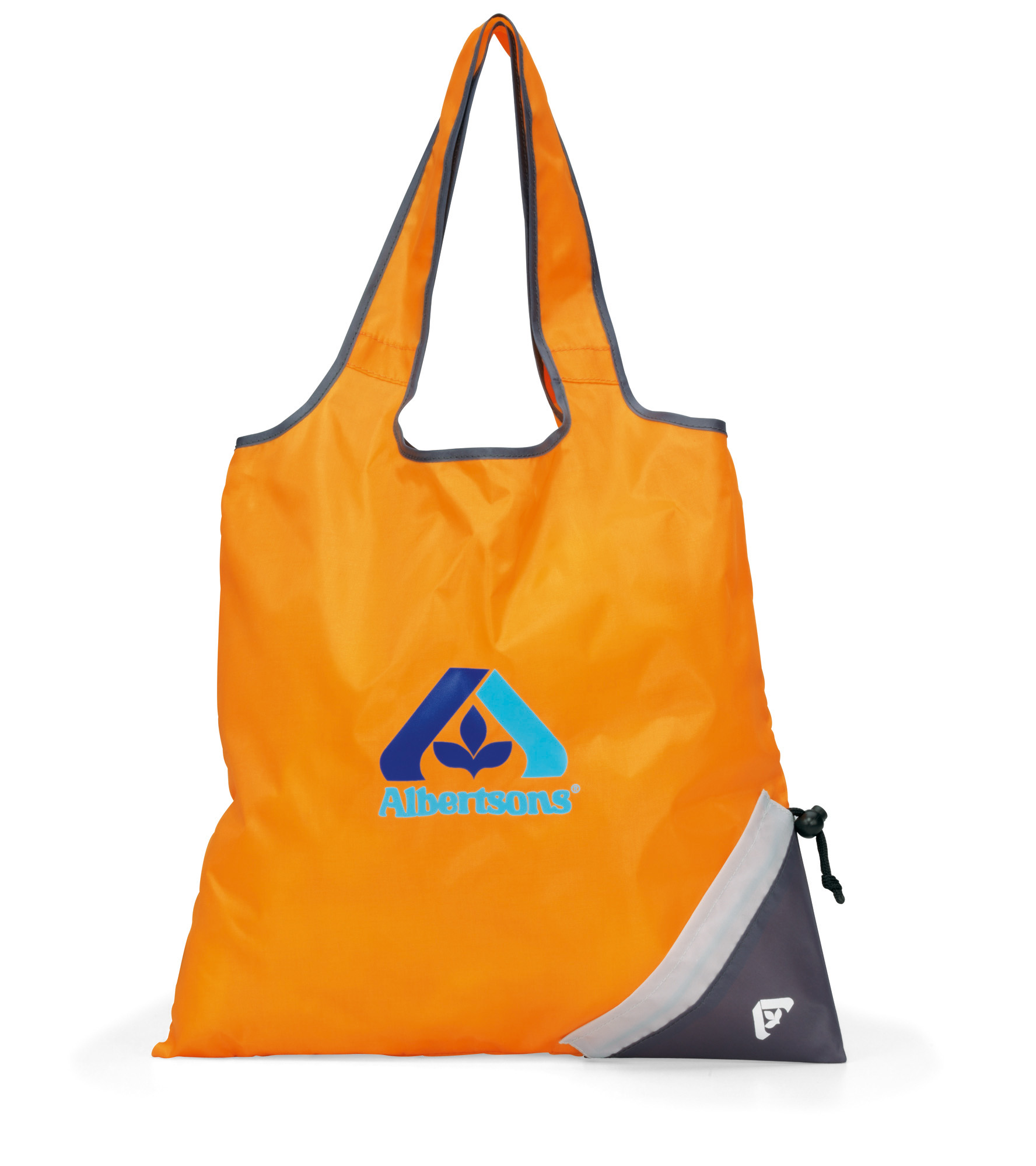 Picture of Latitudes Foldaway Shopper - Tangerine Orange