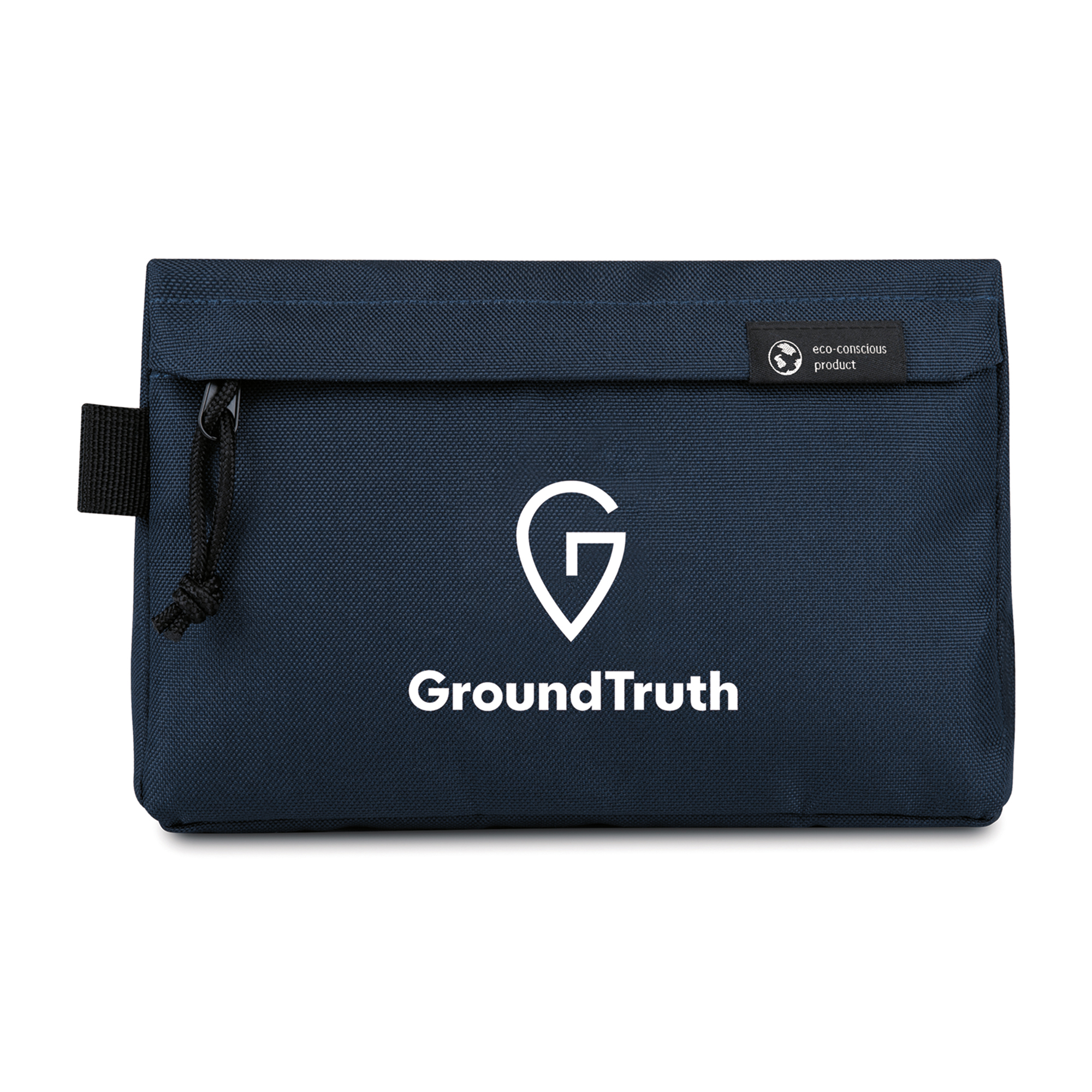 Picture of Renew Recycled rPET Zippered Pouch - AWARE - Navy