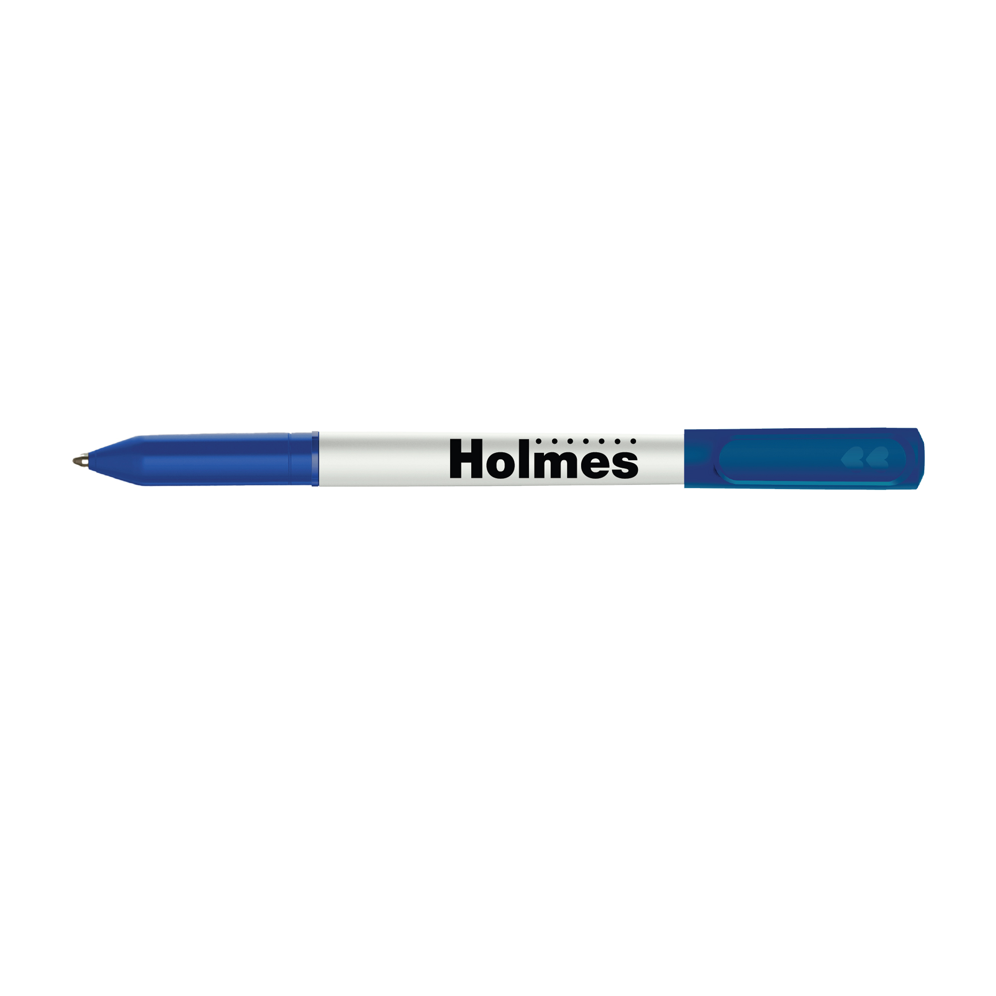 Picture of Paper Mate Write Bros Stick Pen White Barrel - Blue Ink - Navy