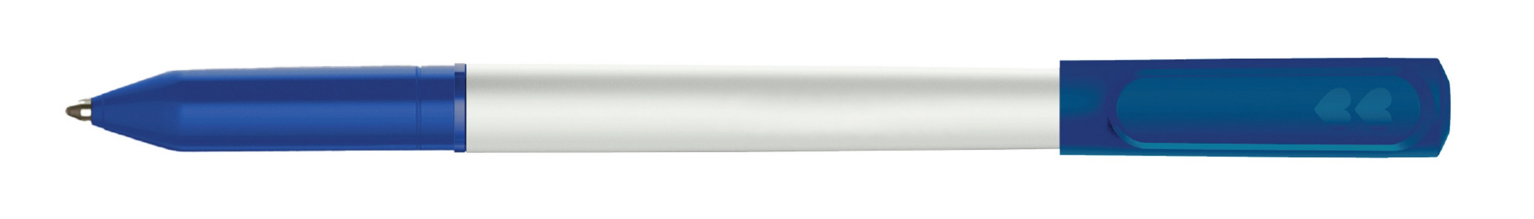 Picture of Paper Mate Write Bros Stick Pen White Barrel - Blue Ink - Navy