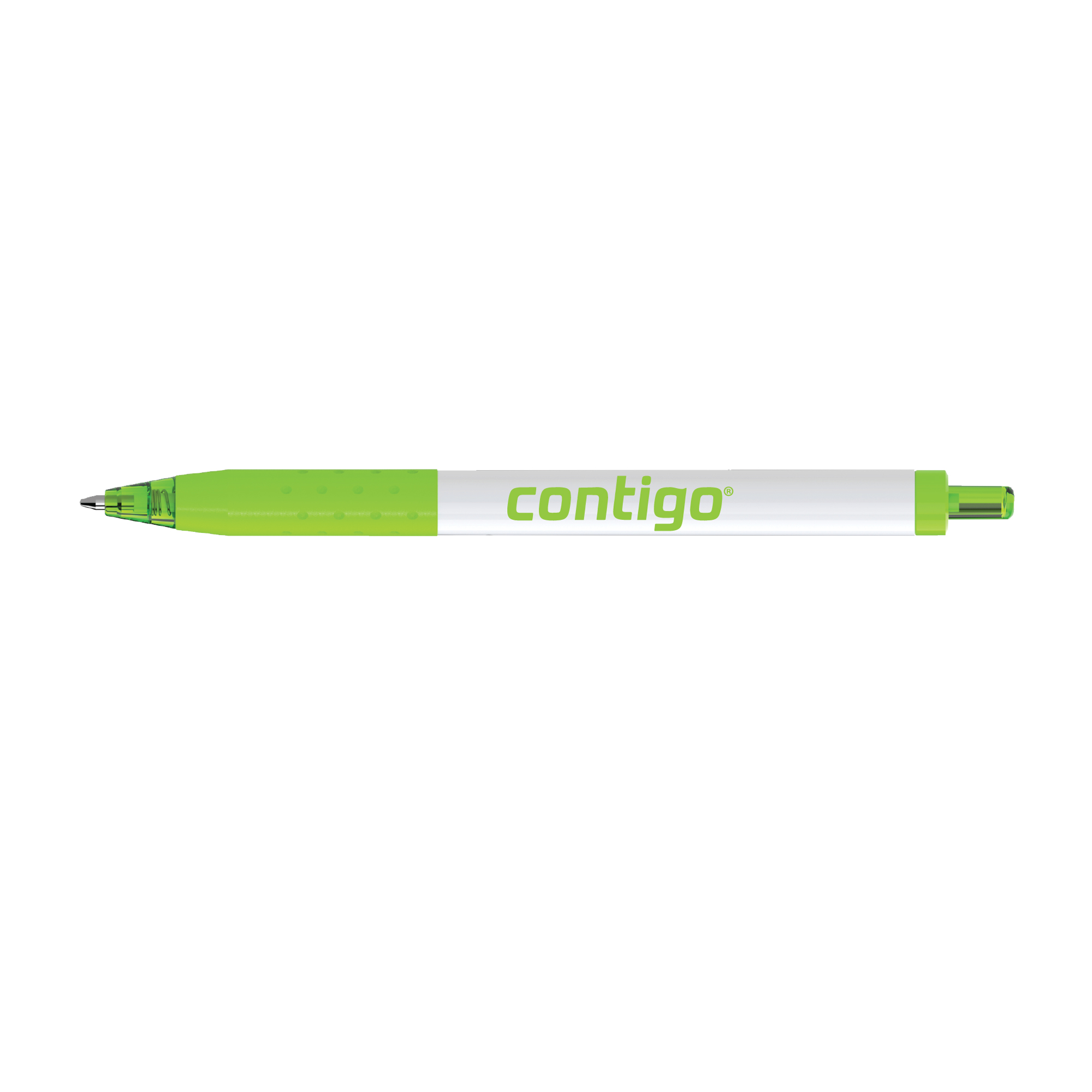 Picture of Paper Mate Inkjoy White Barrel - Black Ink - Lime
