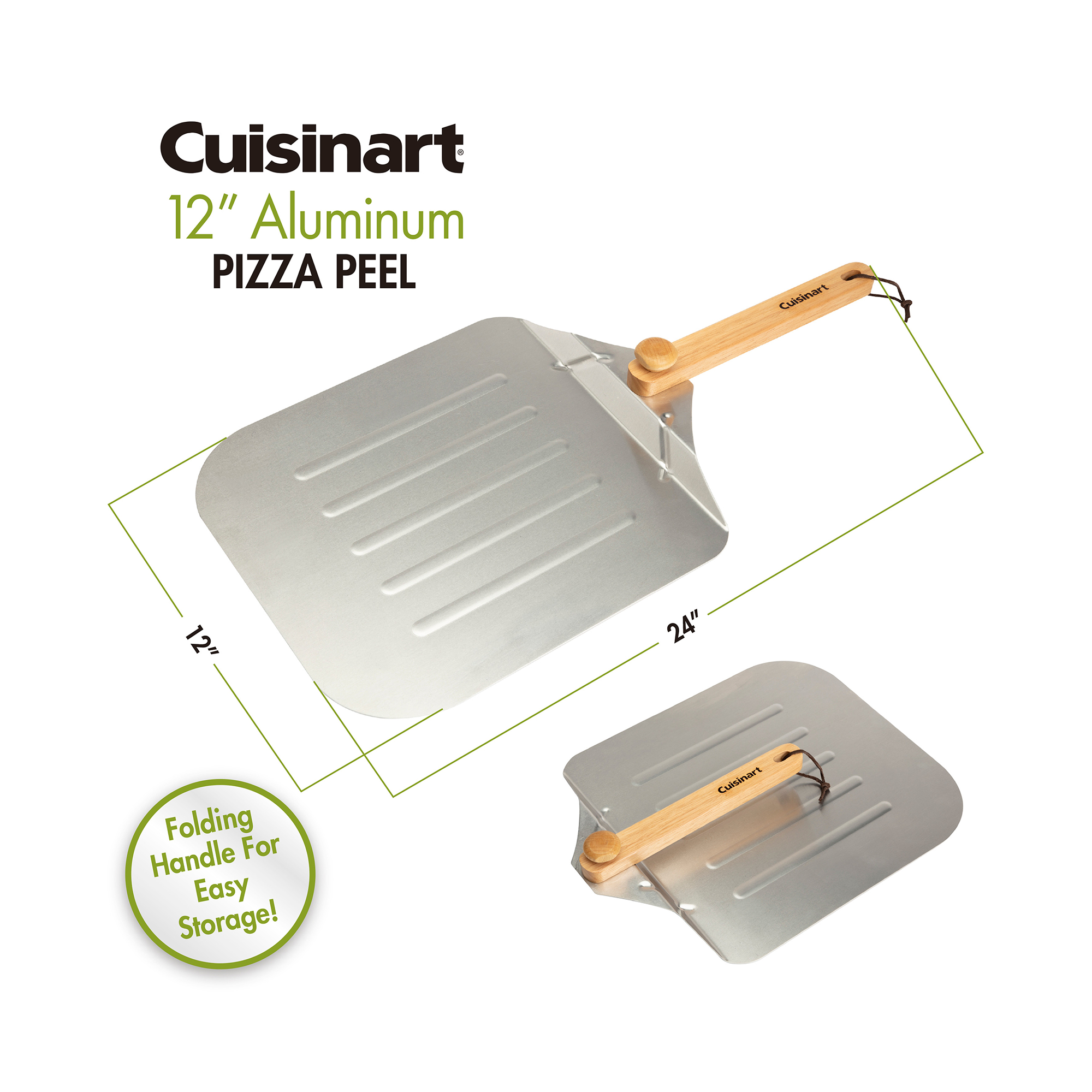 Picture of Cuisinart Outdoors 12" Aluminum Pizza Peel - Stainless Steel