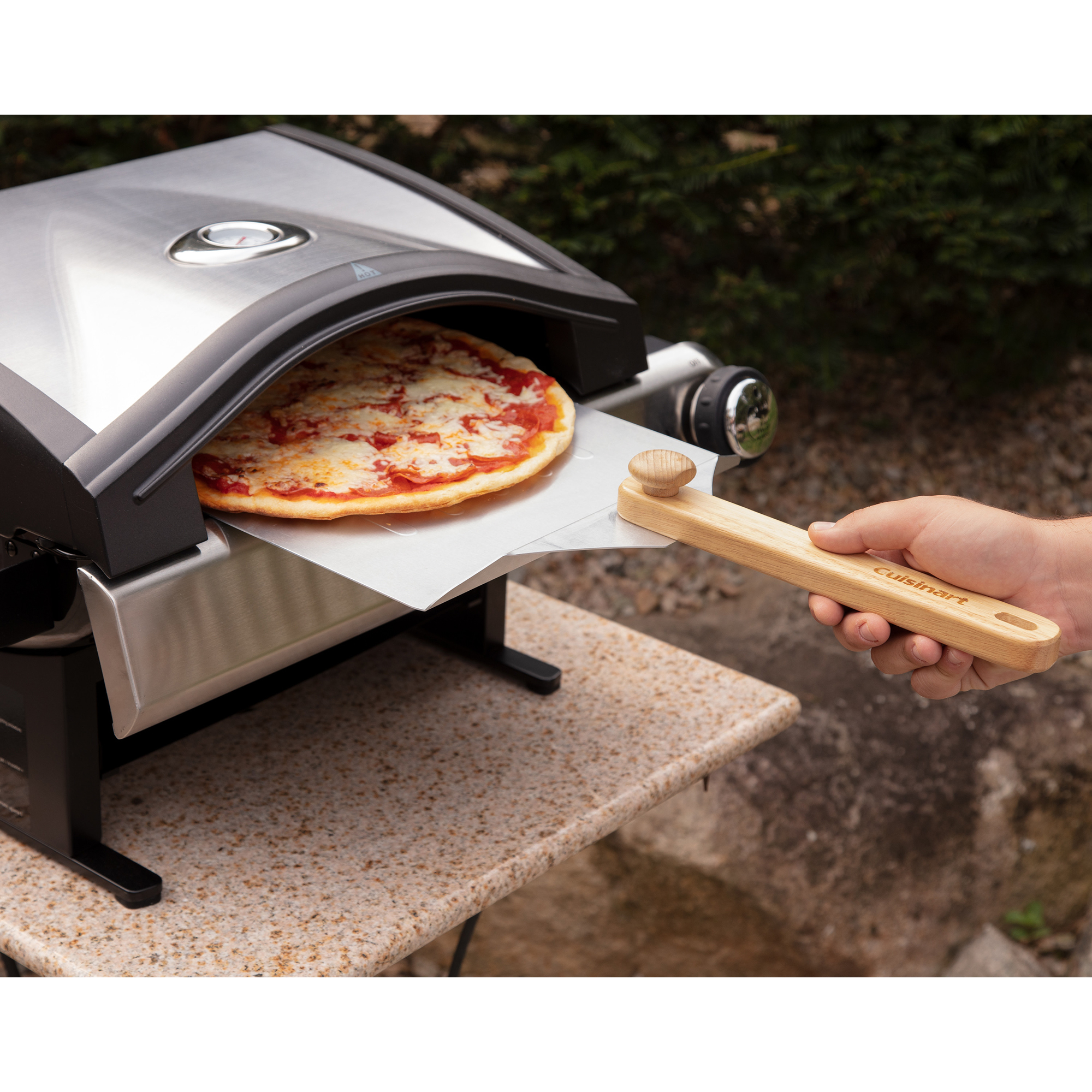 Picture of Cuisinart Outdoors 12" Aluminum Pizza Peel - Stainless Steel