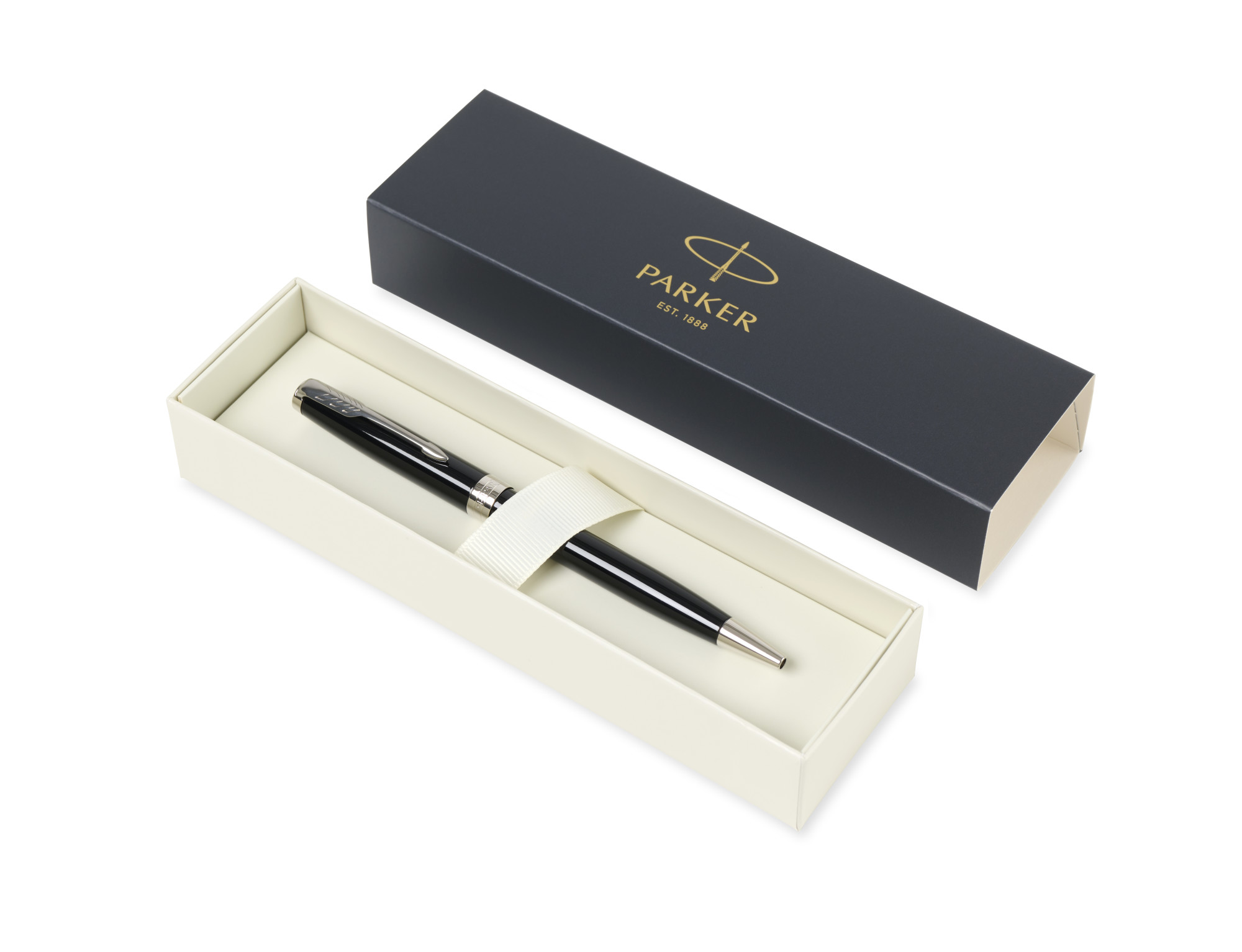 Picture of Parker Sonnet Ballpoint - Black - Silver Trim