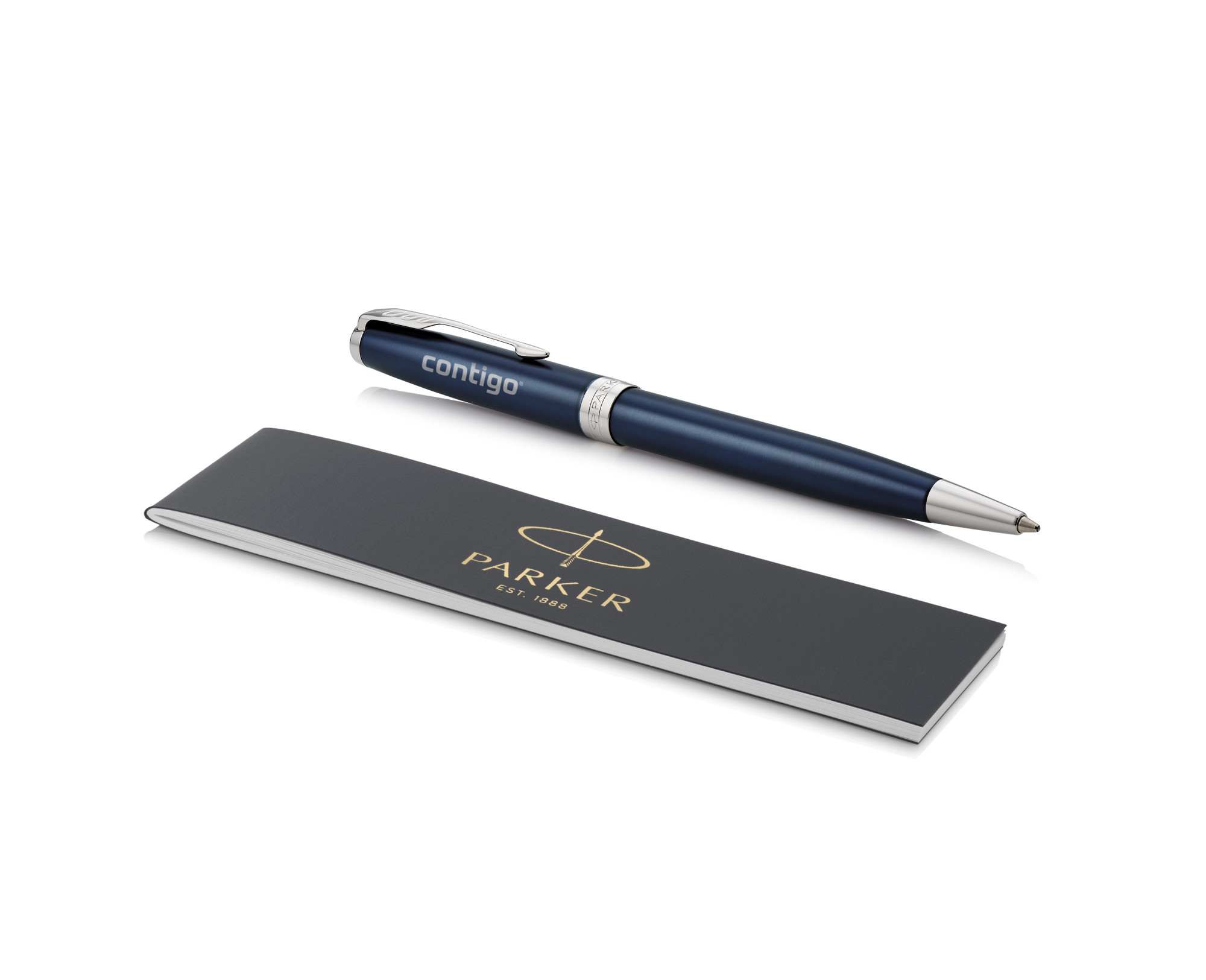 Picture of Parker Sonnet Ballpoint - Blue - Chrome
