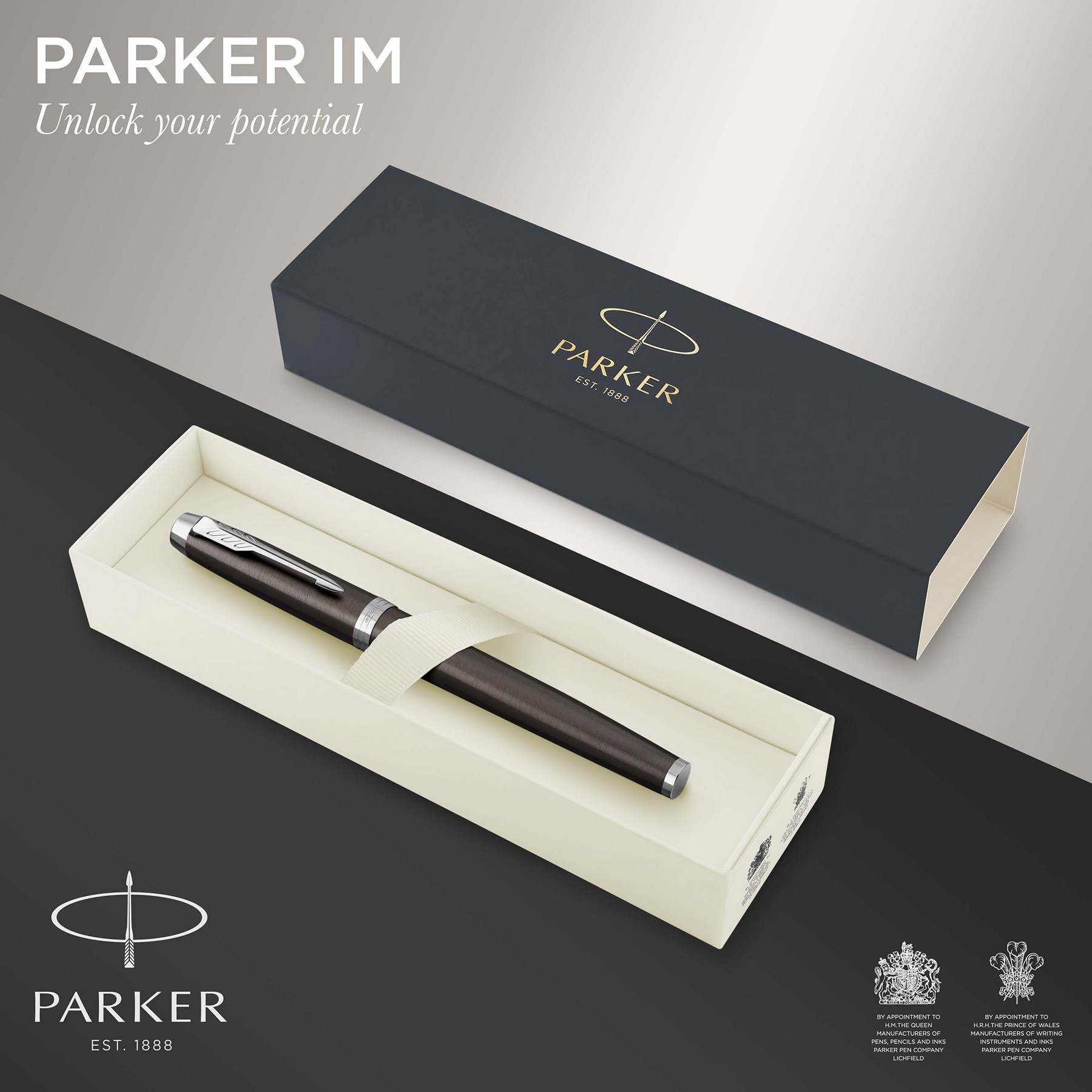 Picture of Parker IM Rollerball - Espresso - Silver Trim