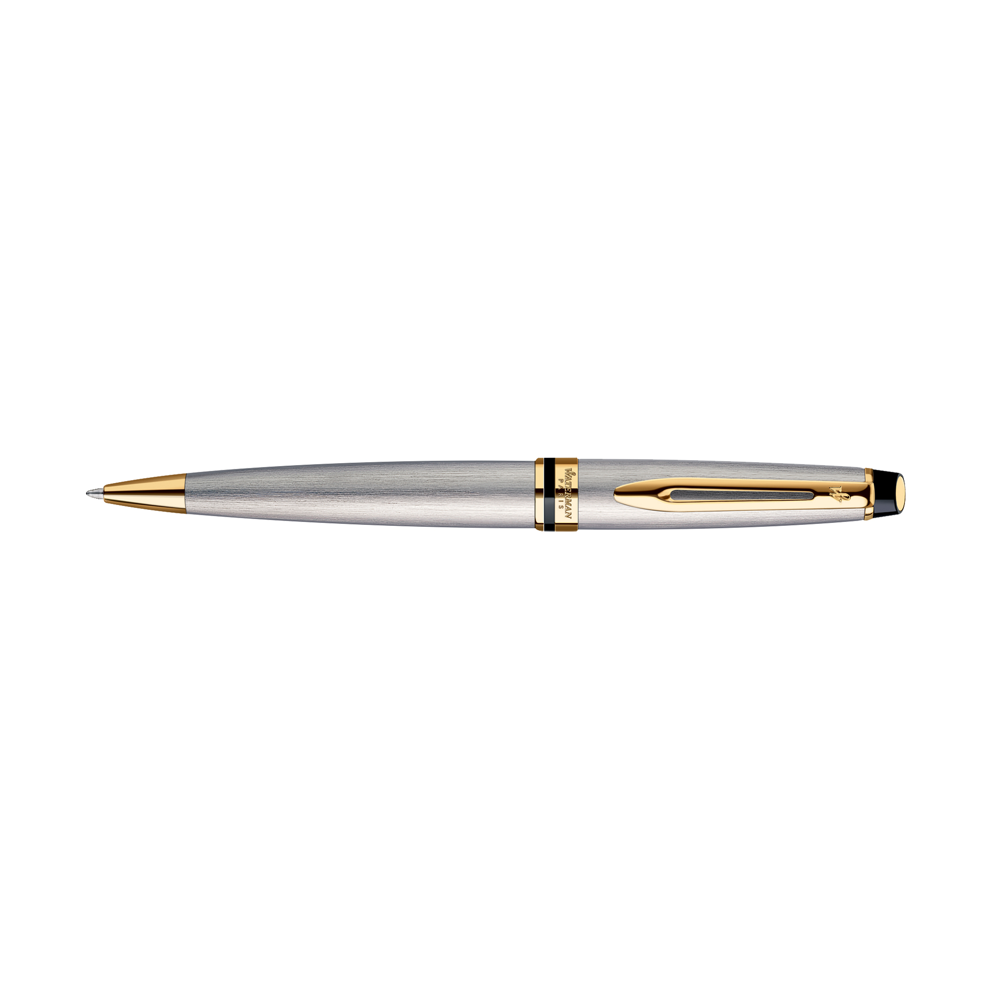 Picture of Waterman Expert Ballpoint - Stainless Steel - Gold Trim