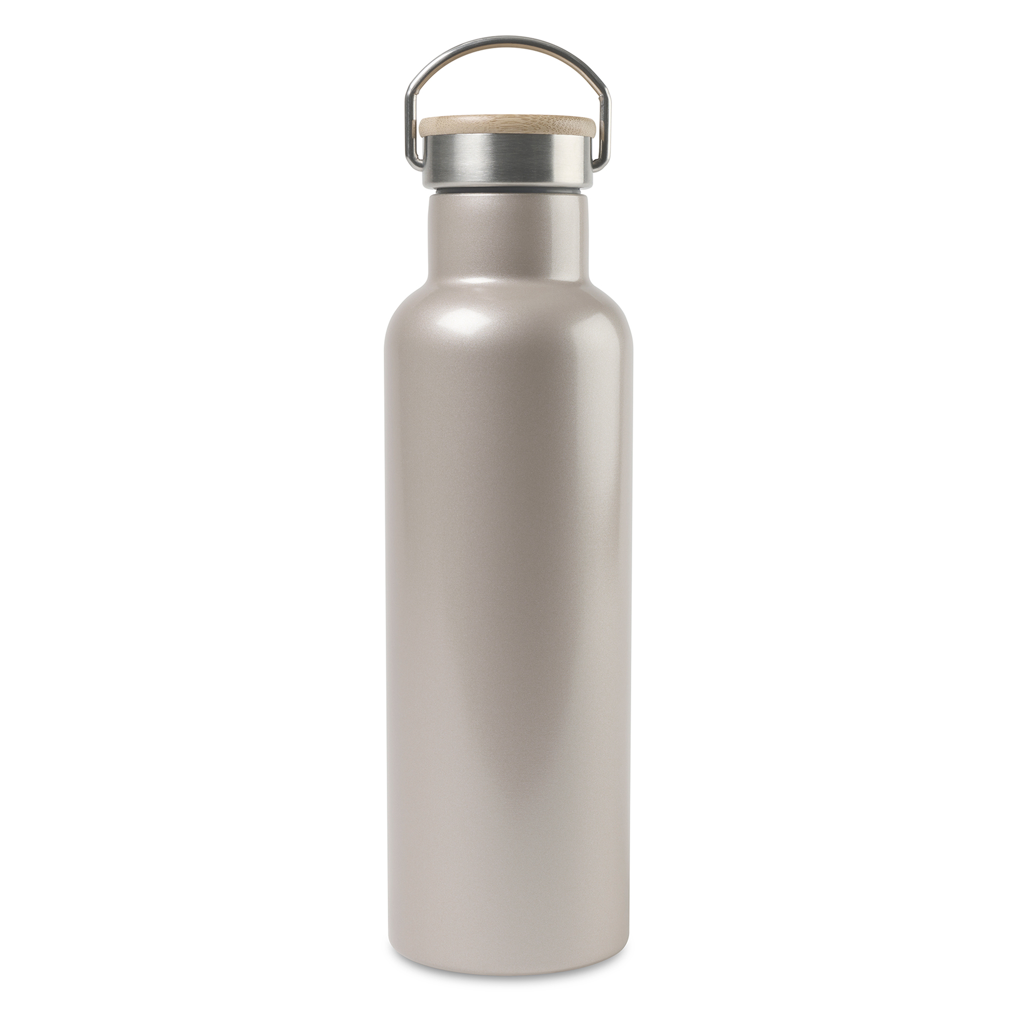 Picture of Aviana Metallics Double Wall Stainless Steel Wine Bottle - 25 Oz. - Champagne