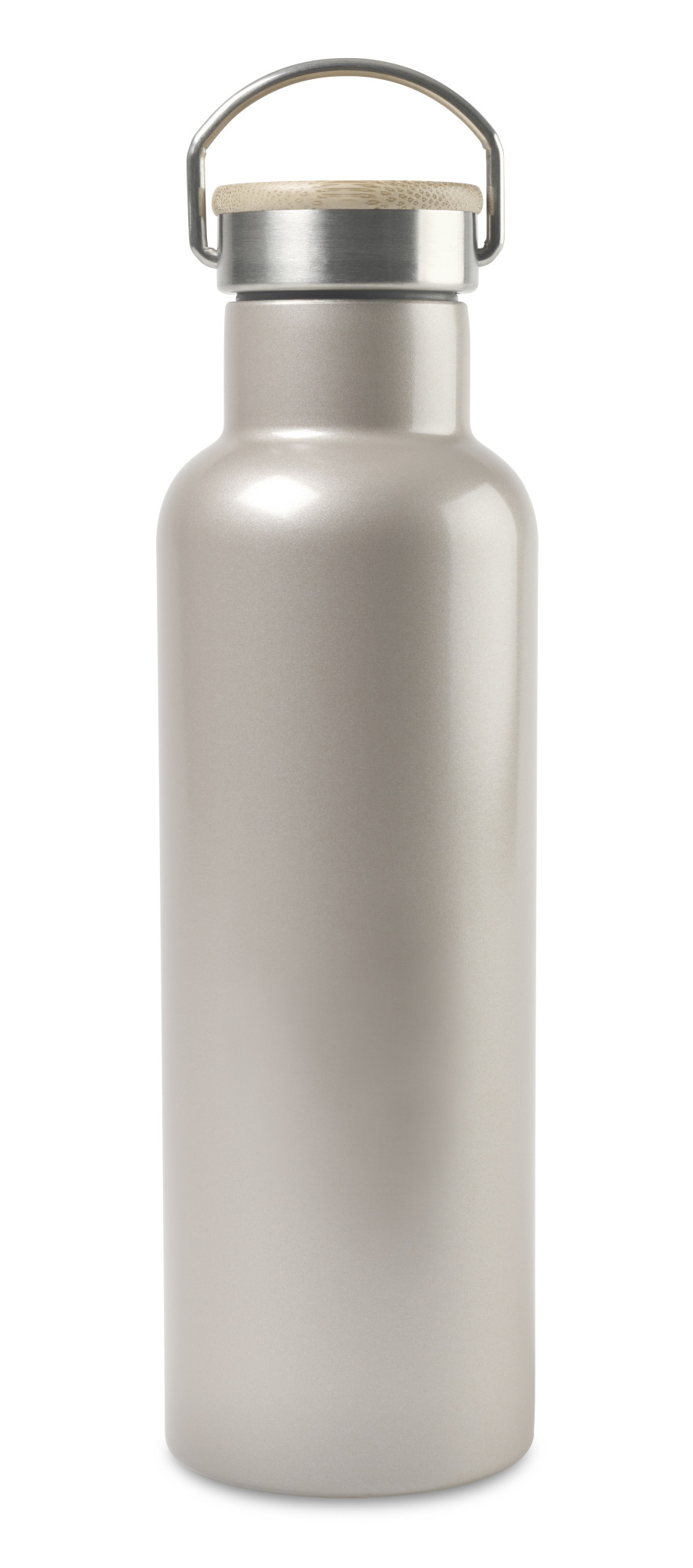 Picture of Aviana Metallics Double Wall Stainless Steel Wine Bottle - 25 Oz. - Champagne