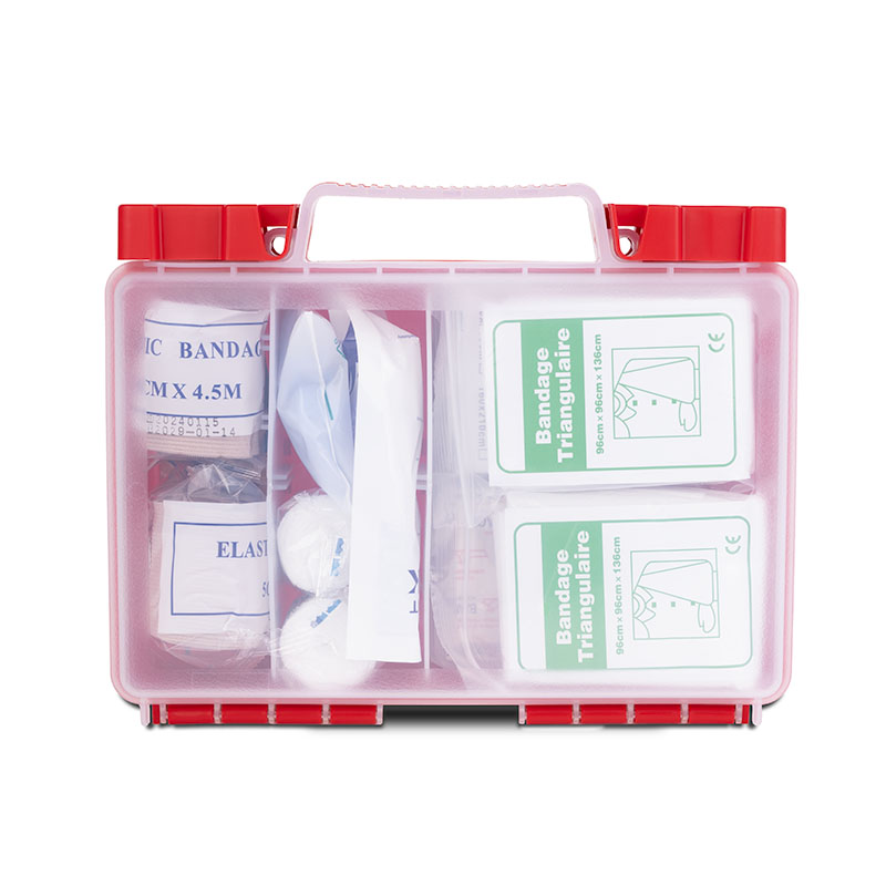 Picture of 86 Piece OSHA Compliant First Aid Kit in Clear Hard Case