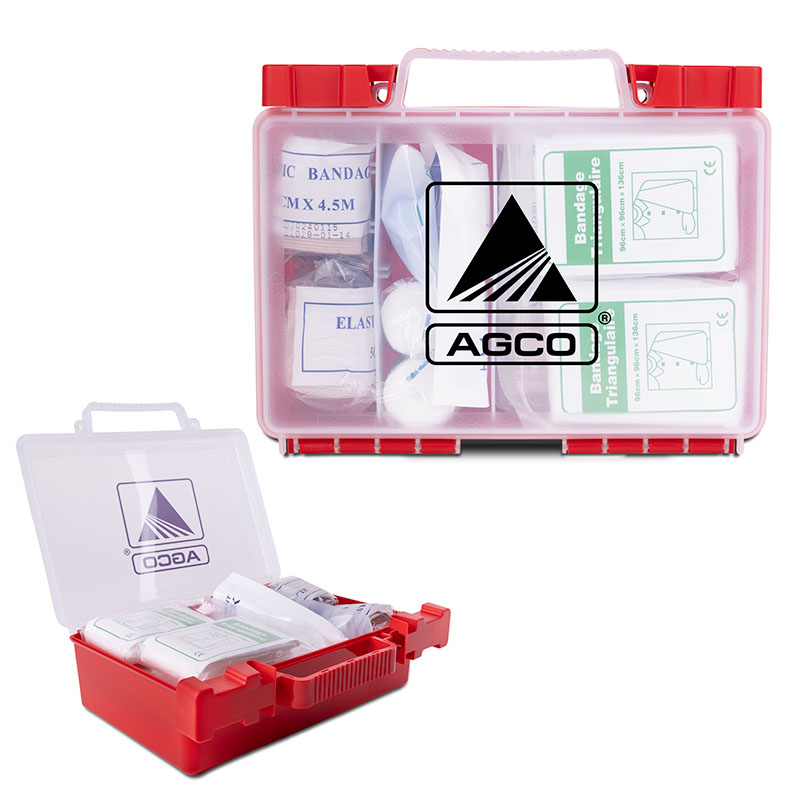Picture of 86 Piece OSHA Compliant First Aid Kit in Clear Hard Case
