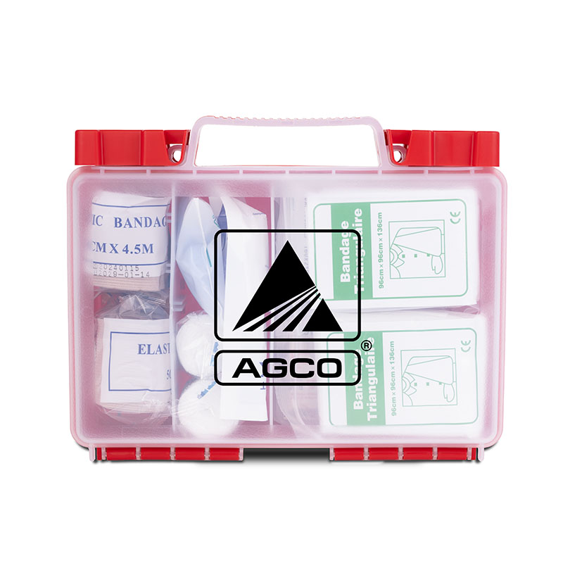 Picture of 86 Piece OSHA Compliant First Aid Kit in Clear Hard Case