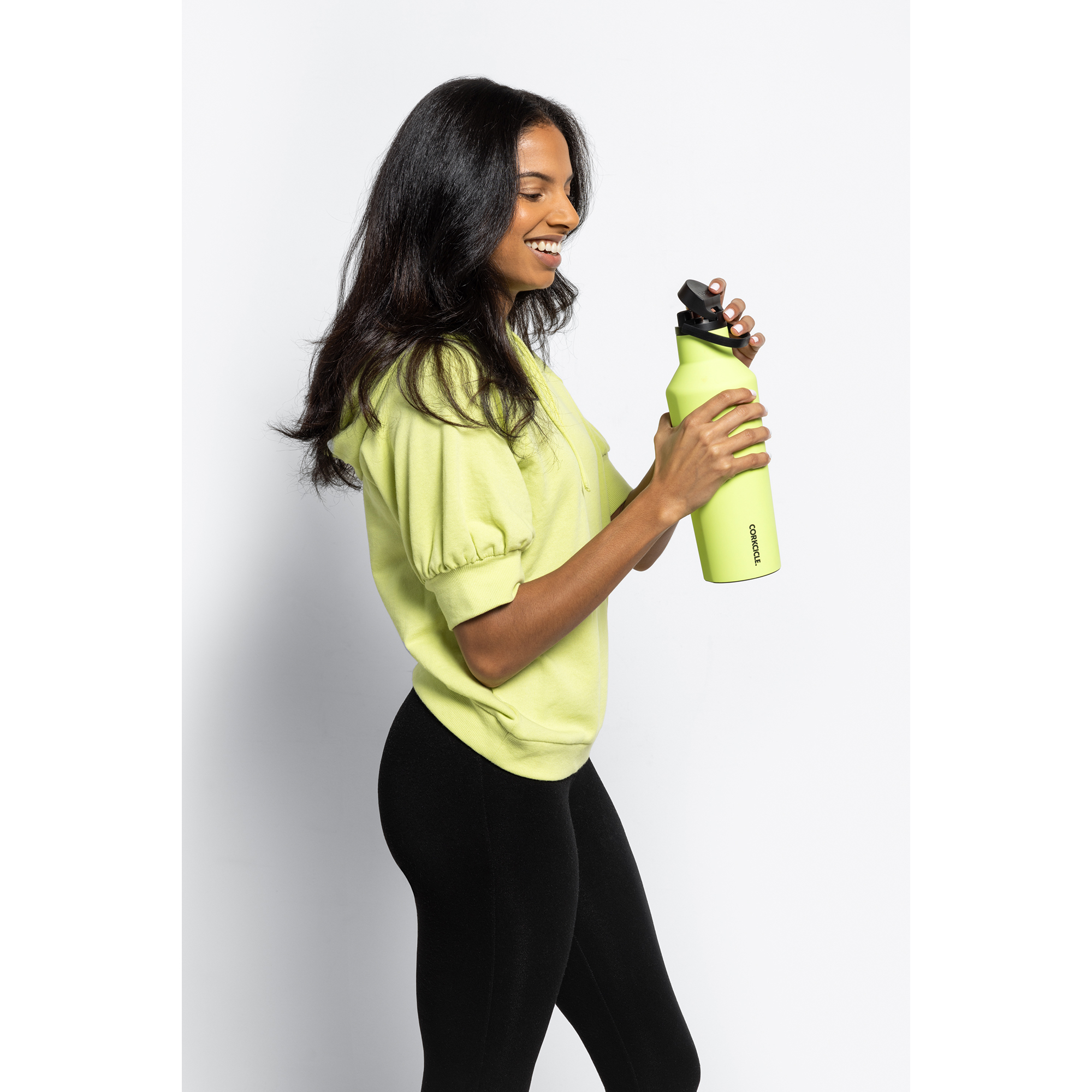 Picture of CORKCICLE Sport Canteen Soft Touch- 20 Oz. - Citron
