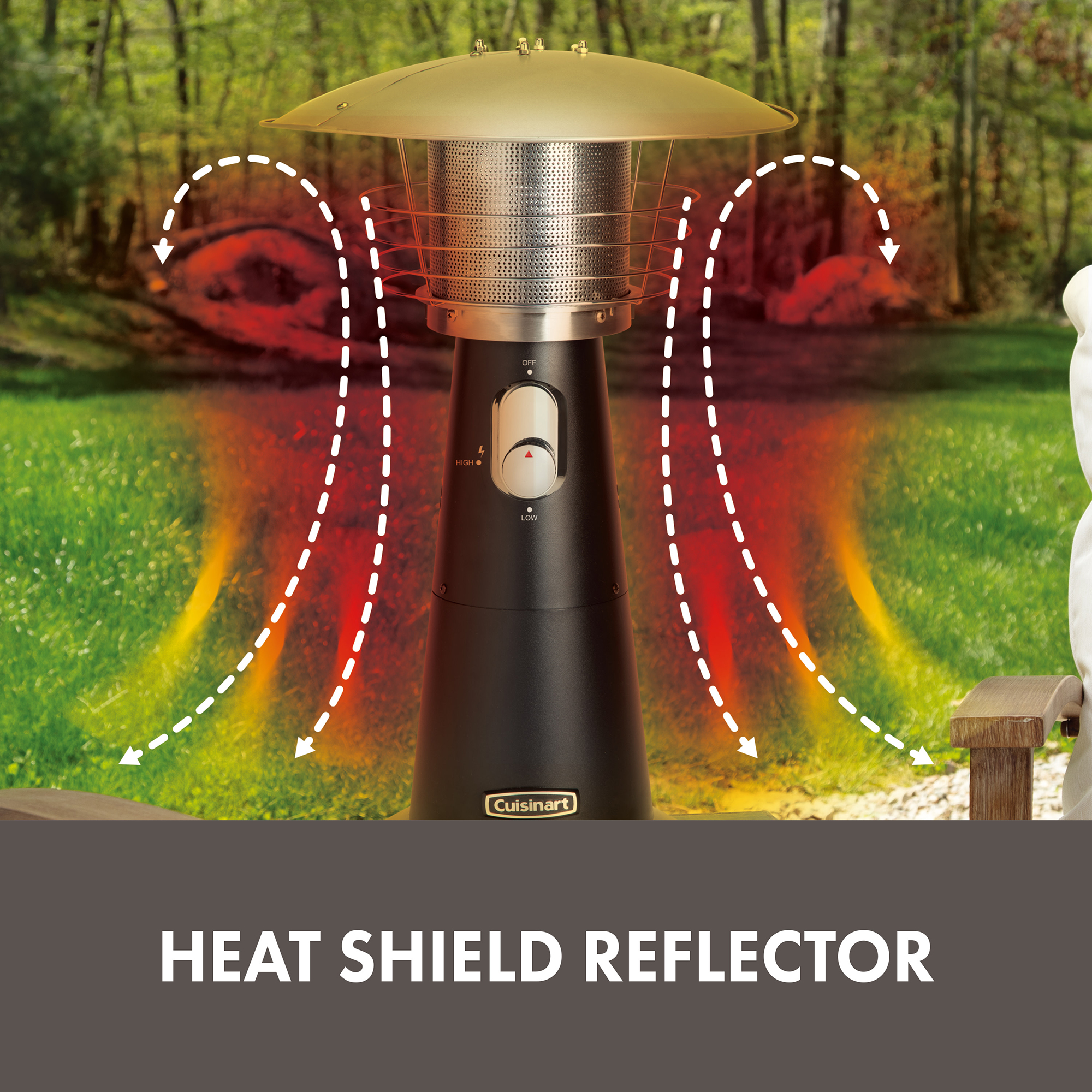 Picture of Cuisinart Outdoors Tabletop Patio Heater - Black