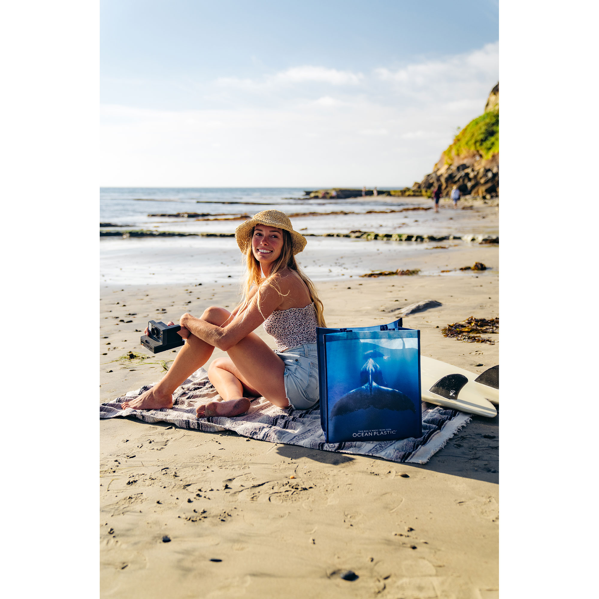Picture of Out of the Ocean Reusable Large Shopper - Dark Navy