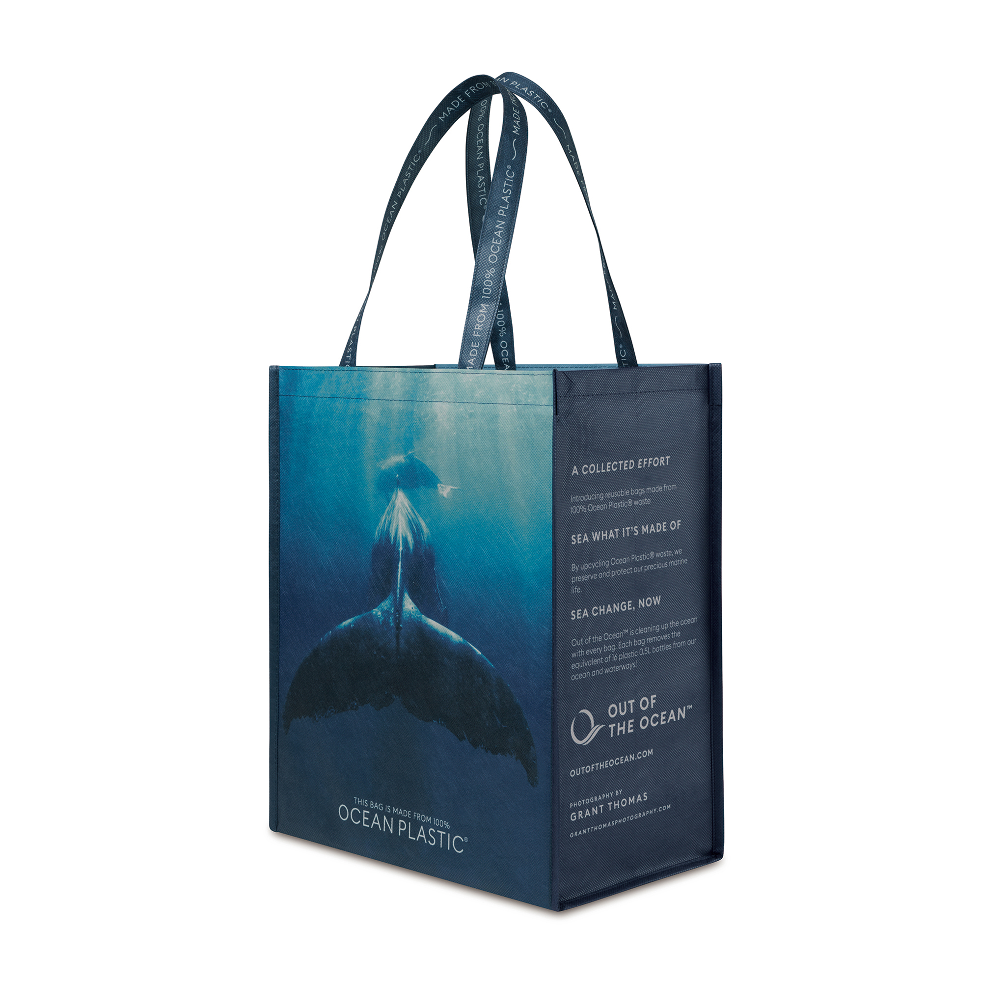 Picture of Out of the Ocean Reusable Large Shopper - Dark Navy