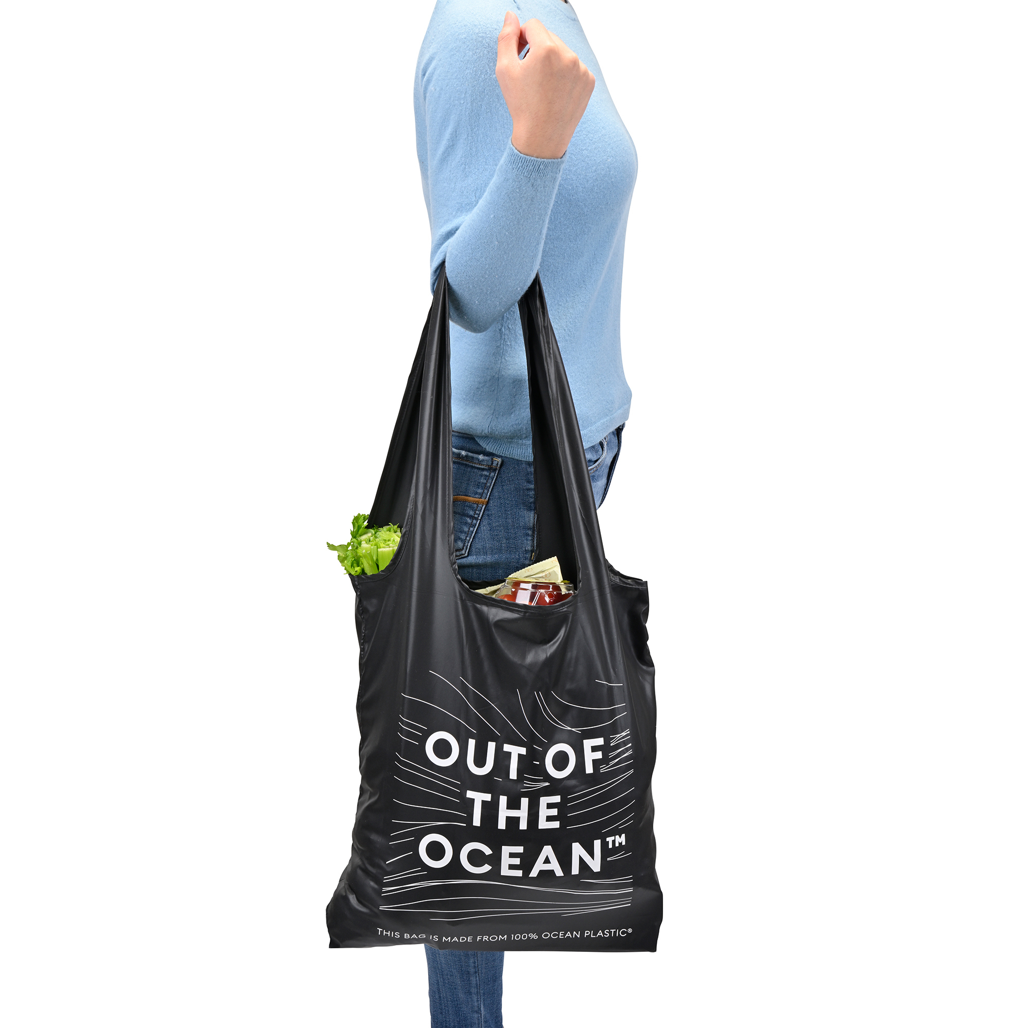 Picture of Out of the Ocean Pocket Tote - Black