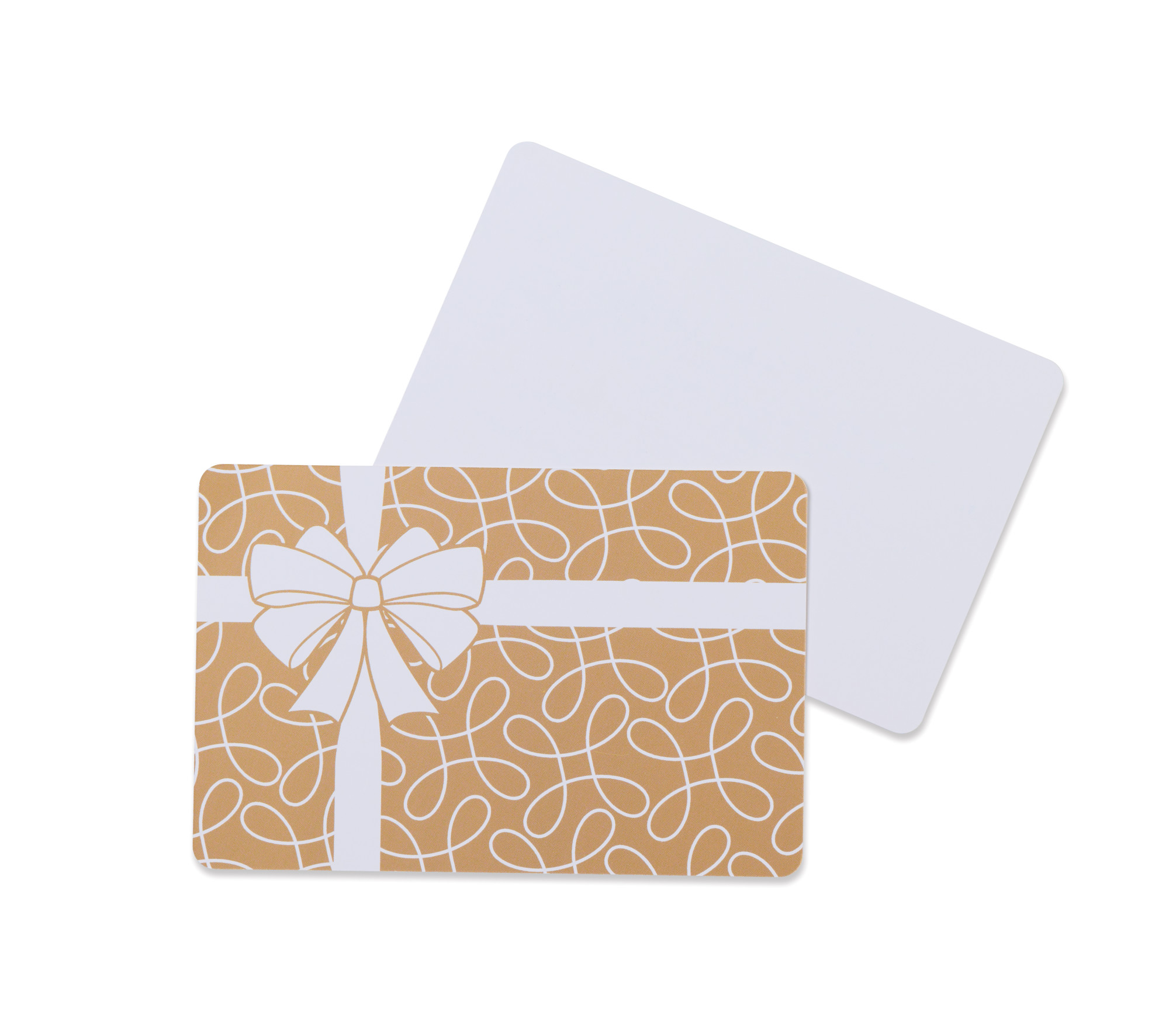 Picture of Gift Box Greeting Card - White