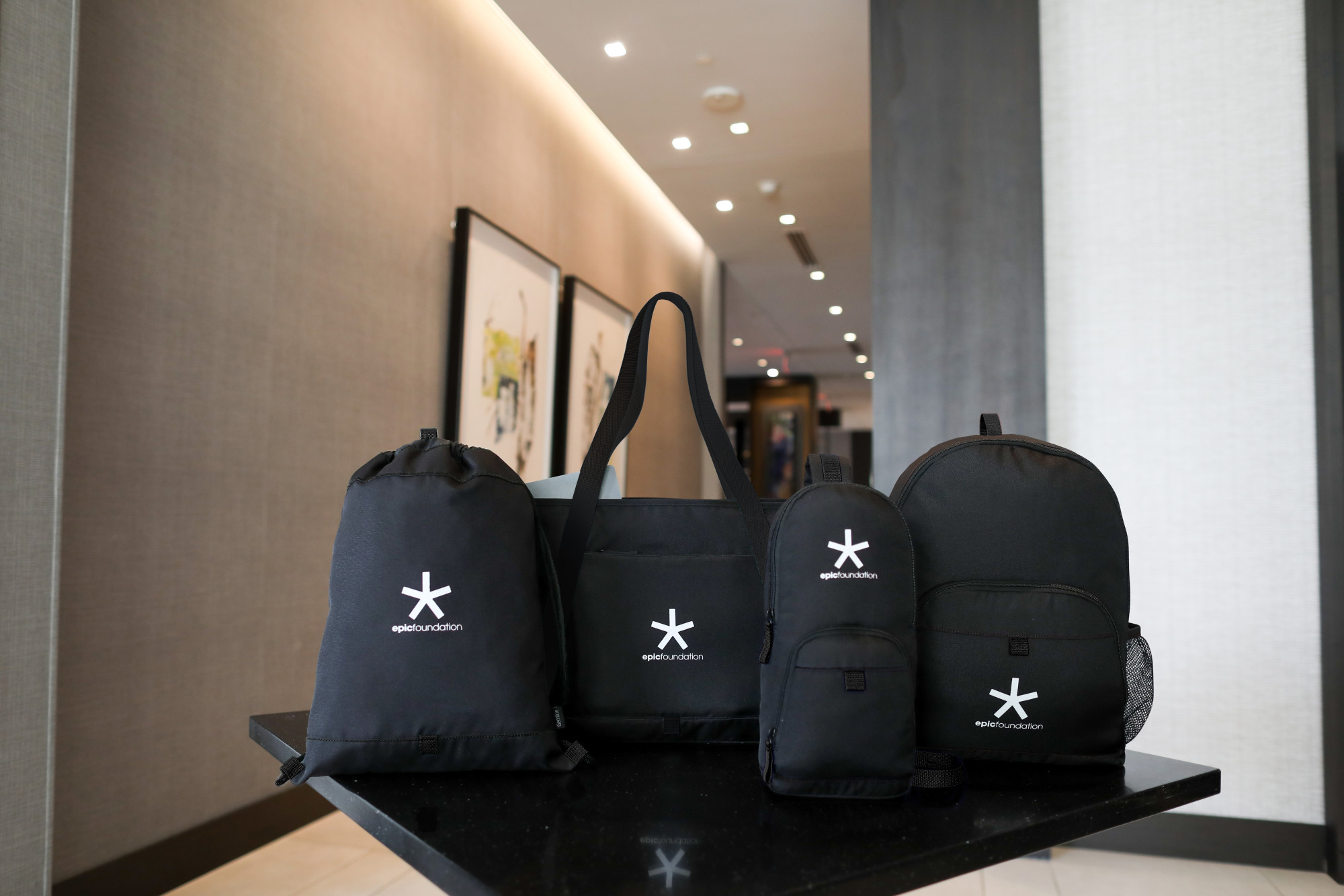 Picture of Repeat Recycled rPET Backpack - Black