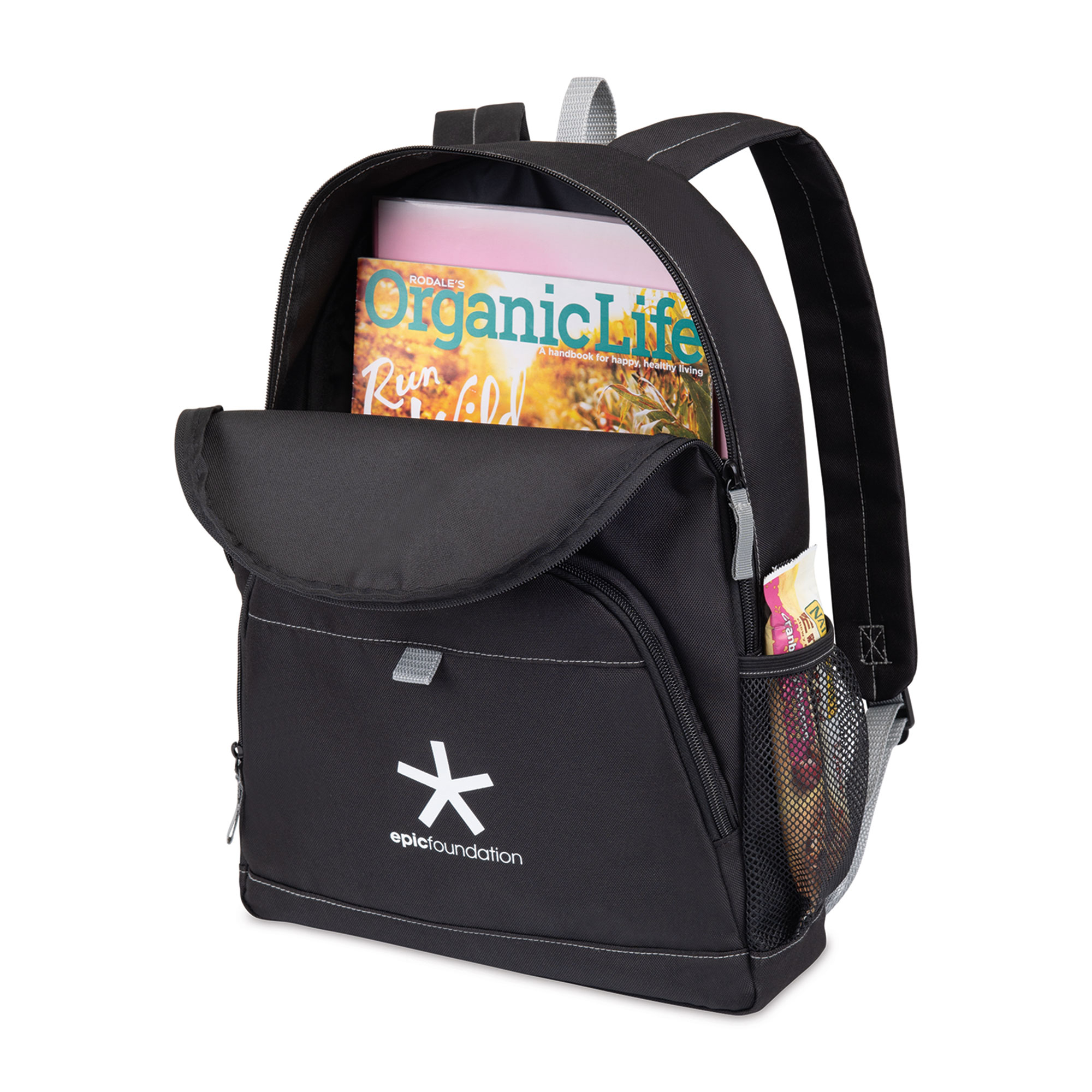 Picture of Repeat Recycled rPET Backpack - Medium Grey
