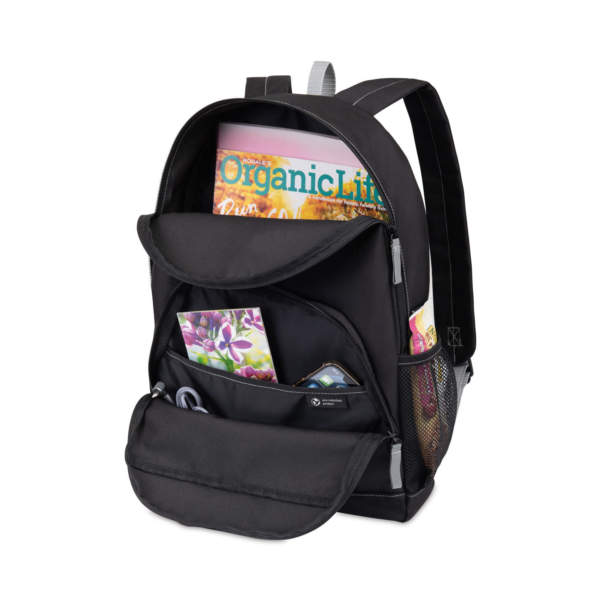 Picture of Repeat Recycled rPET Backpack - Medium Grey