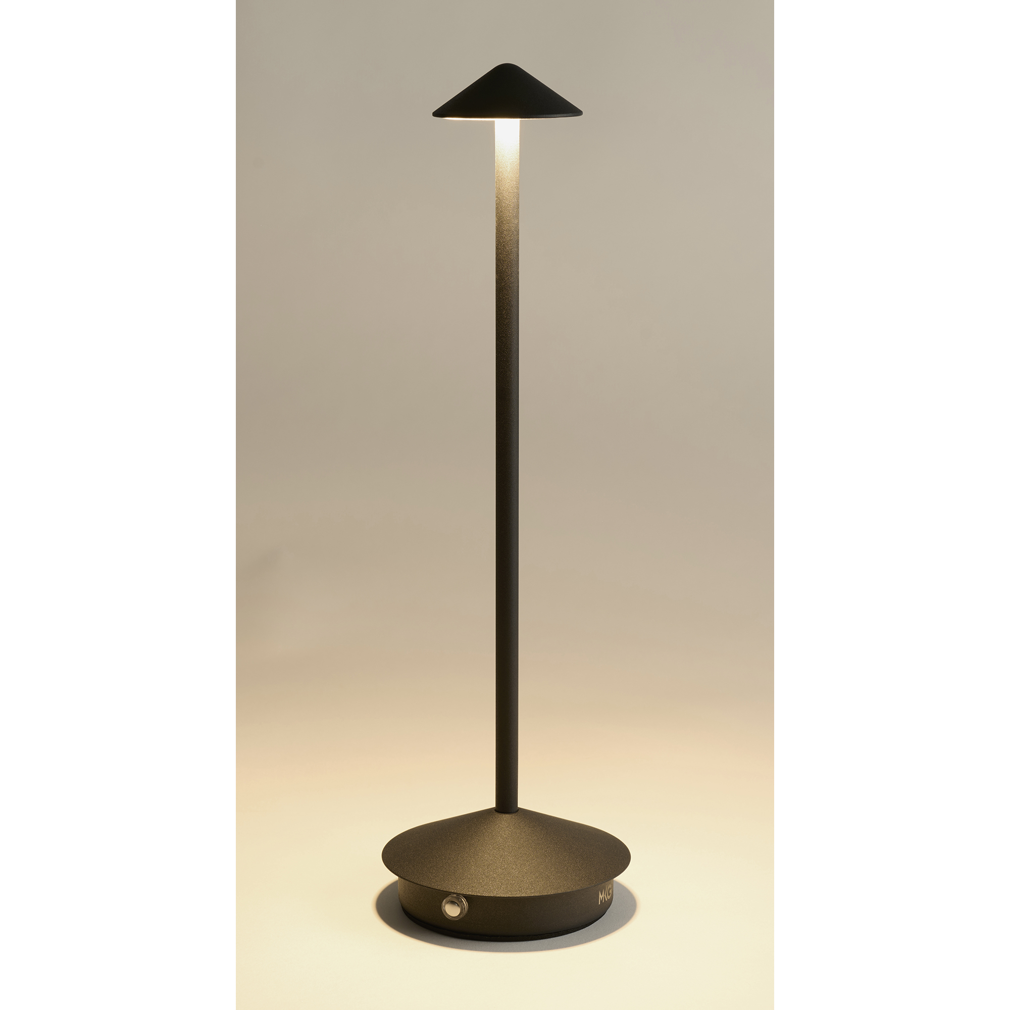 Picture of Pyramid Rechargeable LED Table Lamp - Black