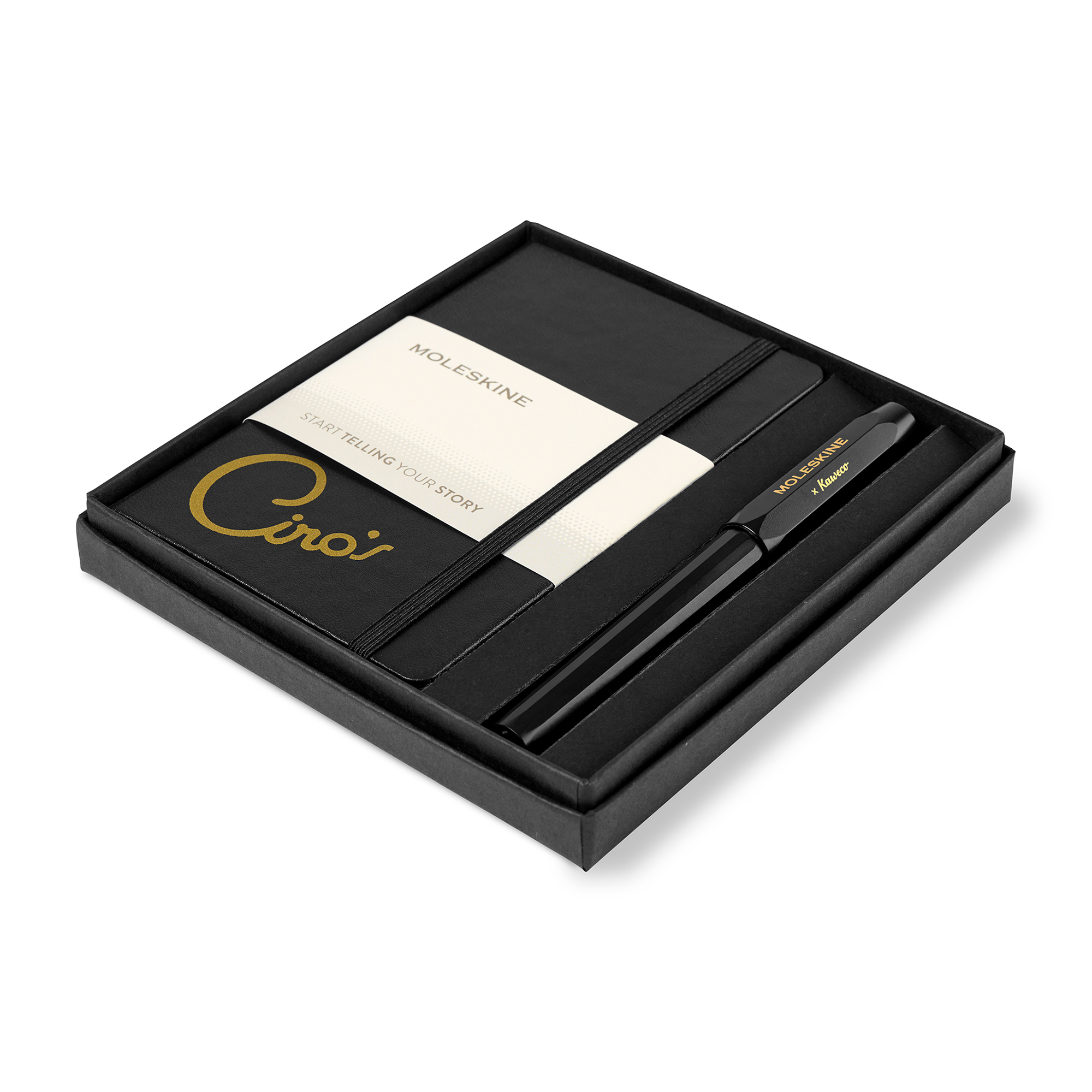 Picture of Moleskine Pocket Notebook and Kaweco Pen Gift Set - Black