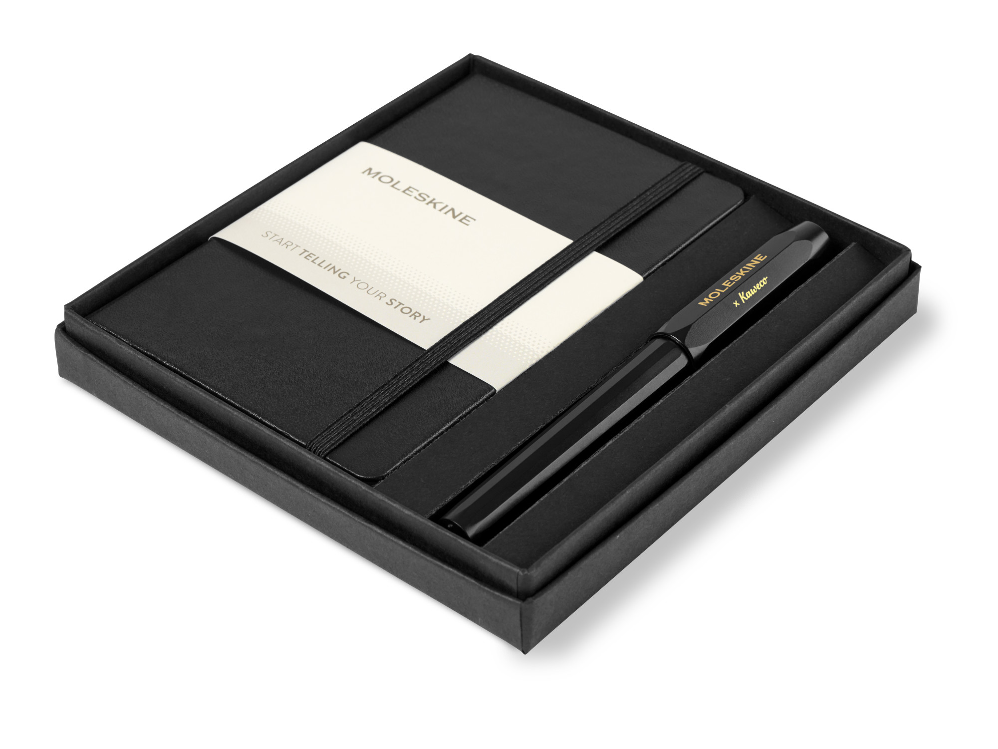 Picture of Moleskine Pocket Notebook and Kaweco Pen Gift Set - Black