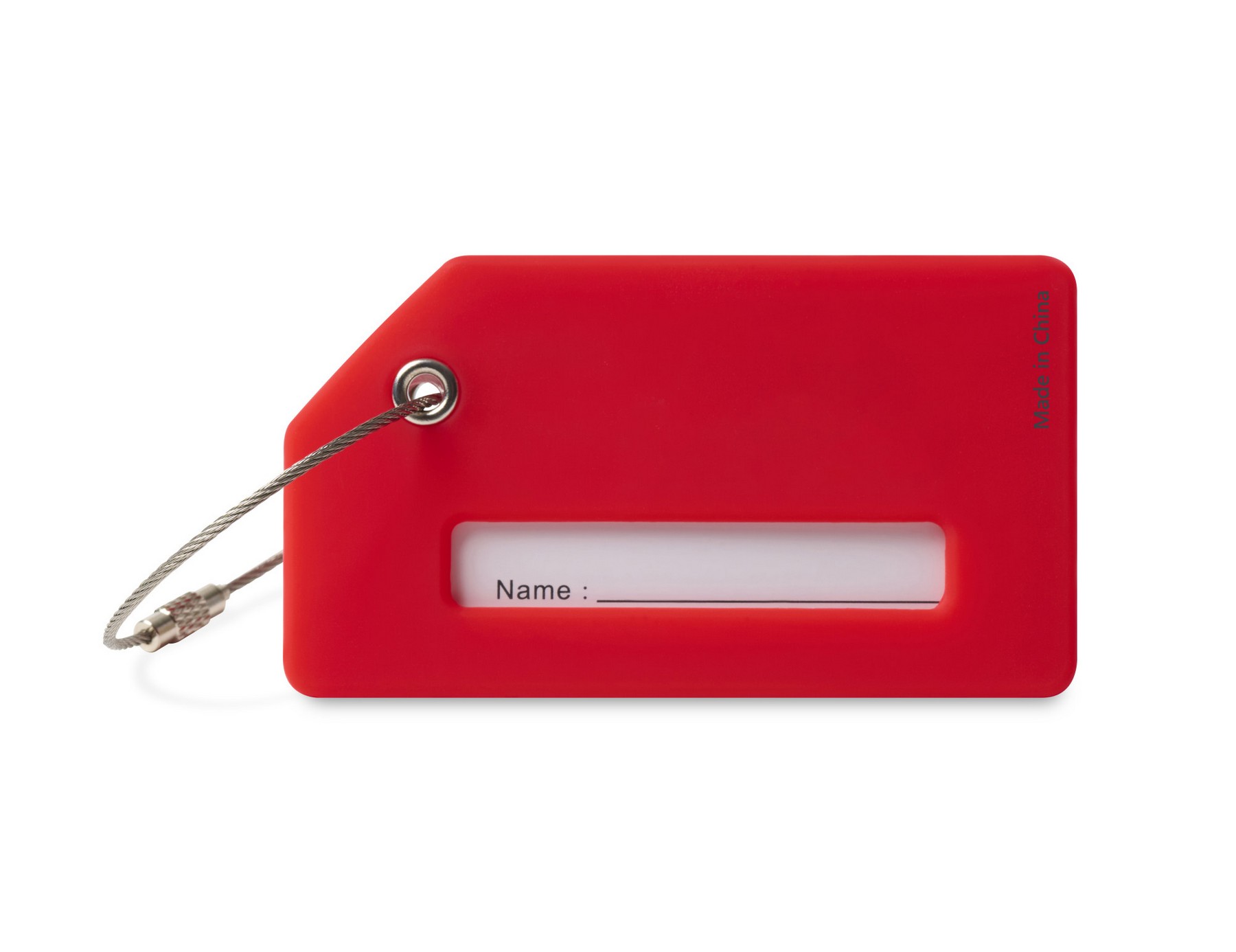 Picture of Silicone Luggage Tag - Red