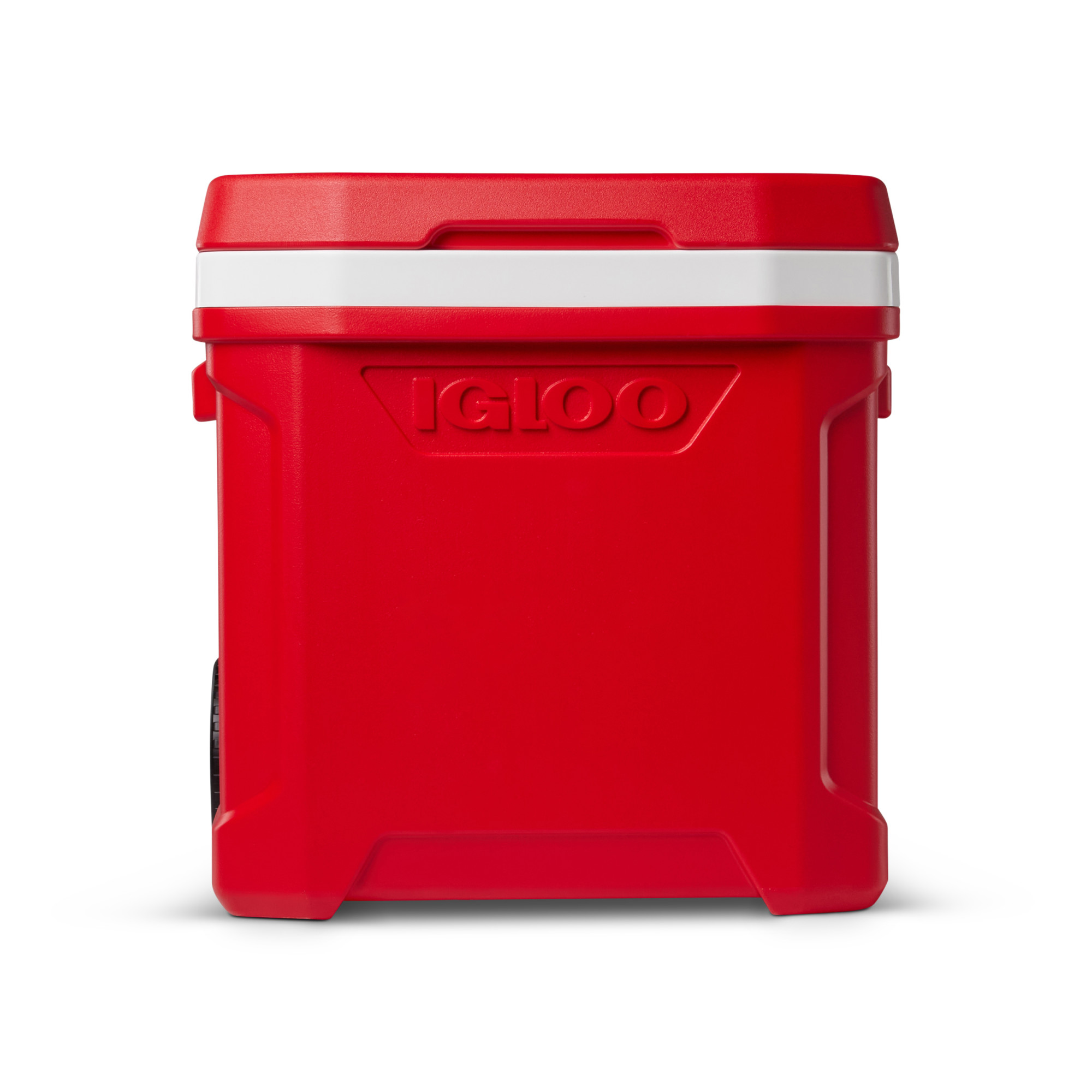 Picture of Igloo Profile II 60 Qt Roller Cooler - White-Red Star