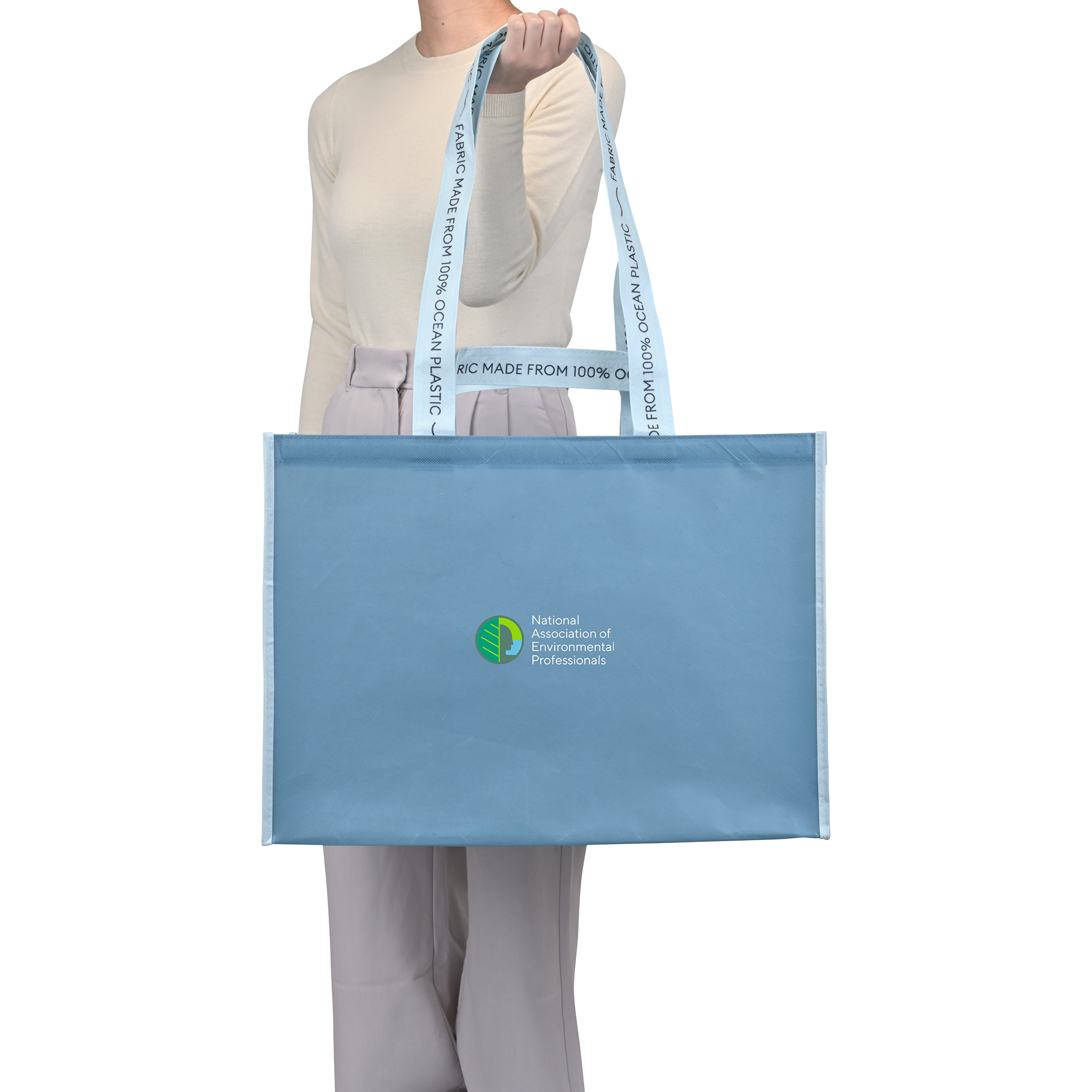 Picture of Out of the Ocean Reusable XL Shopper with Click N' Stay - Slate Grey