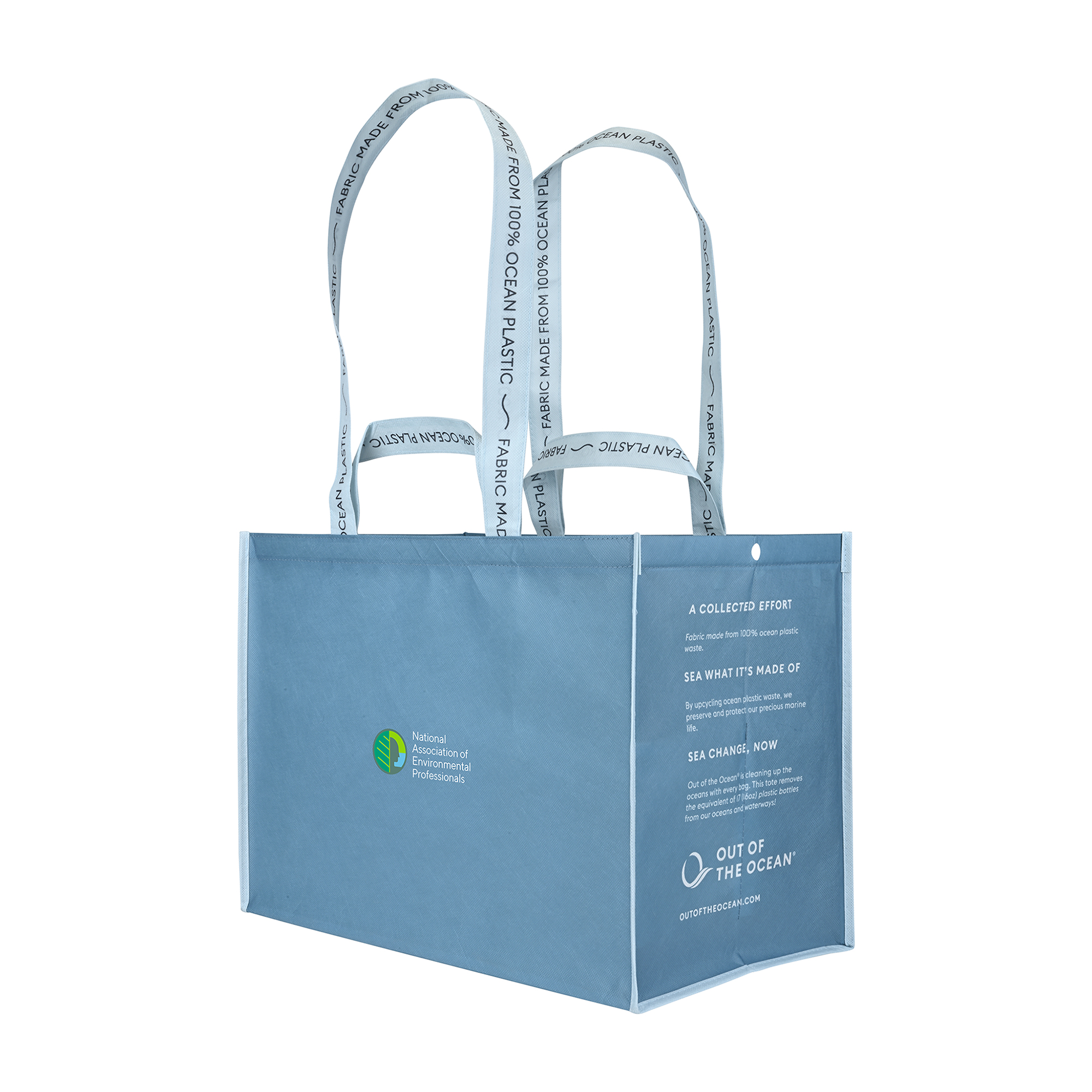 Picture of Out of the Ocean Reusable XL Shopper with Click N' Stay - Slate Grey